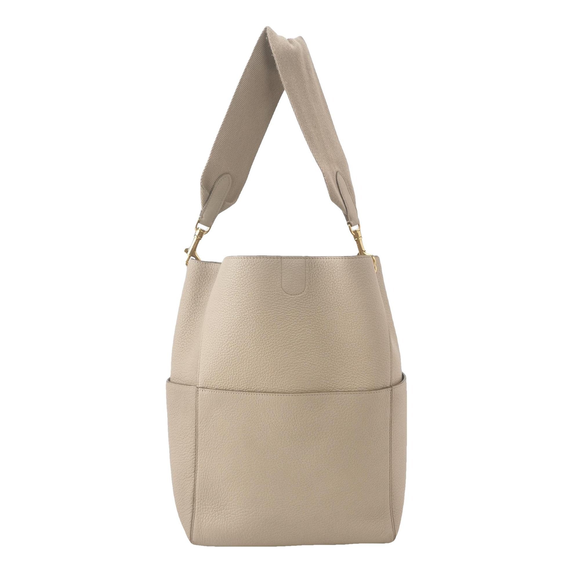 Seau Sangle leather handbag