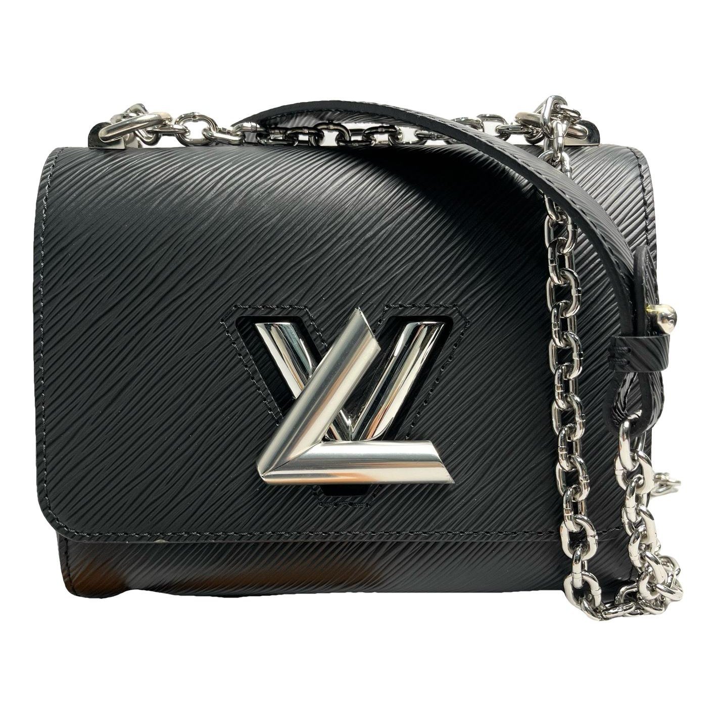 Twist leather handbag