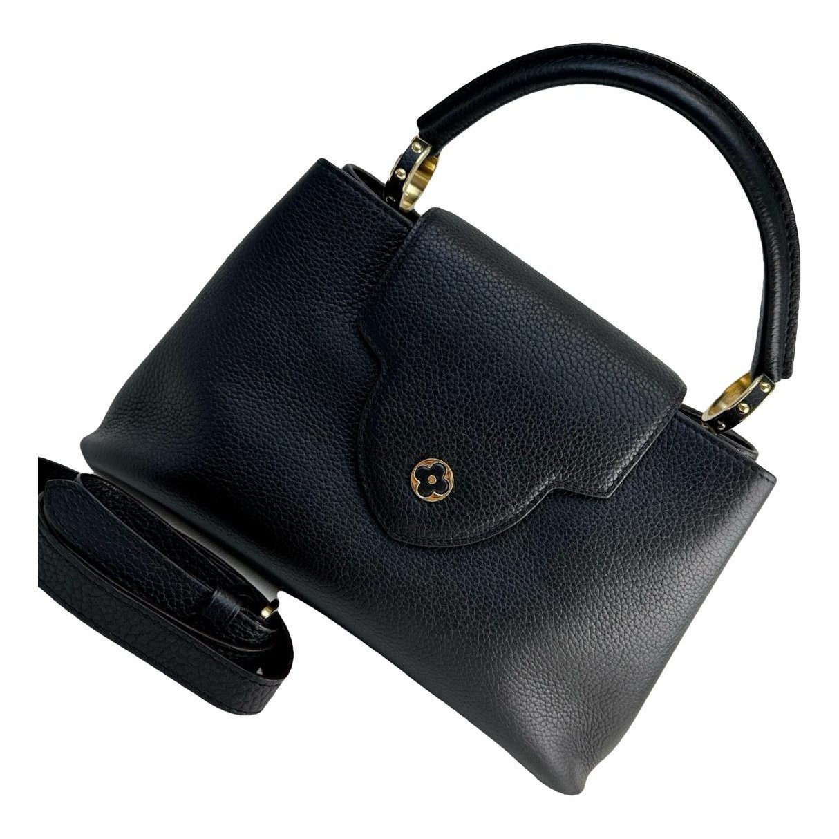 Capucines leather handbag