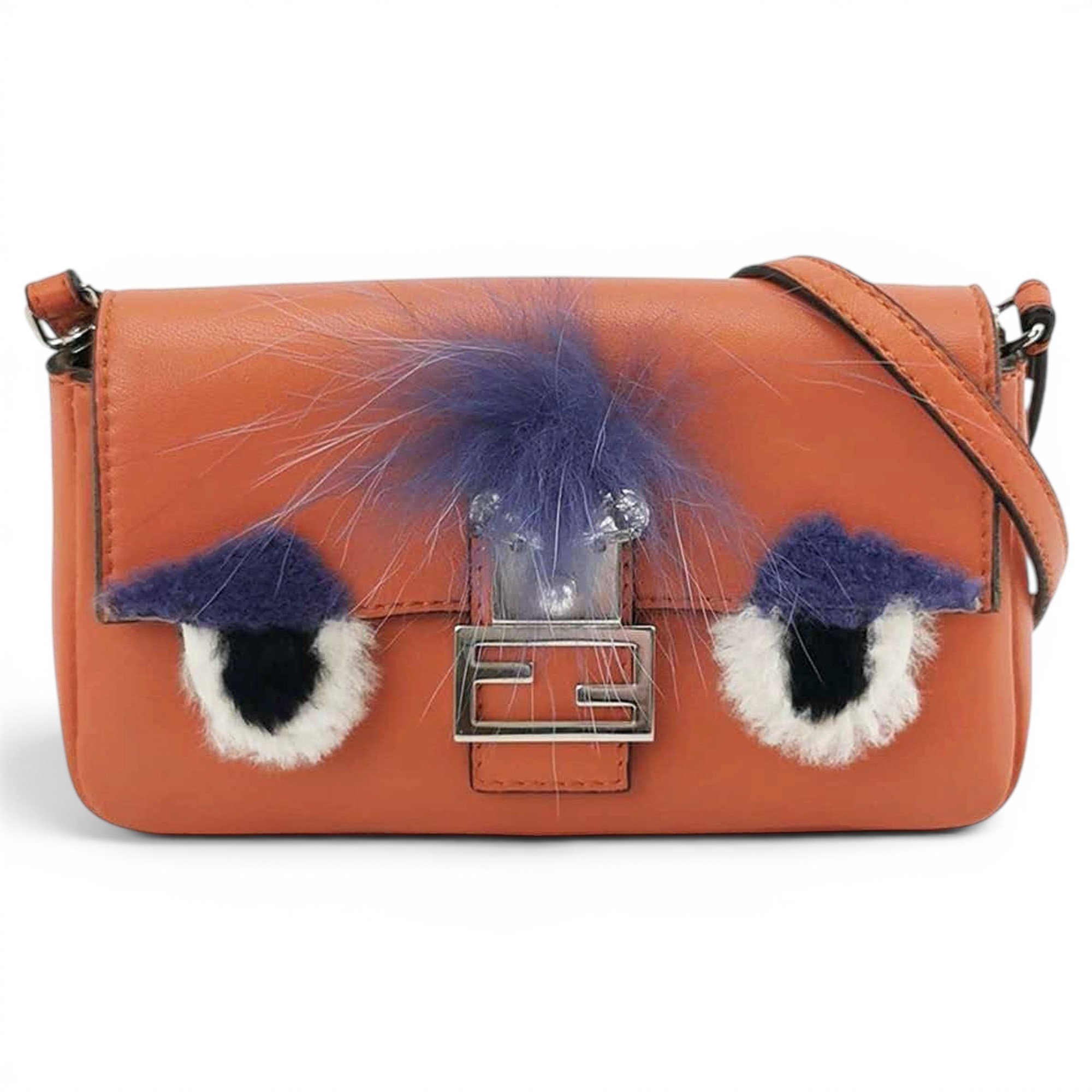 Baguette leather handbag