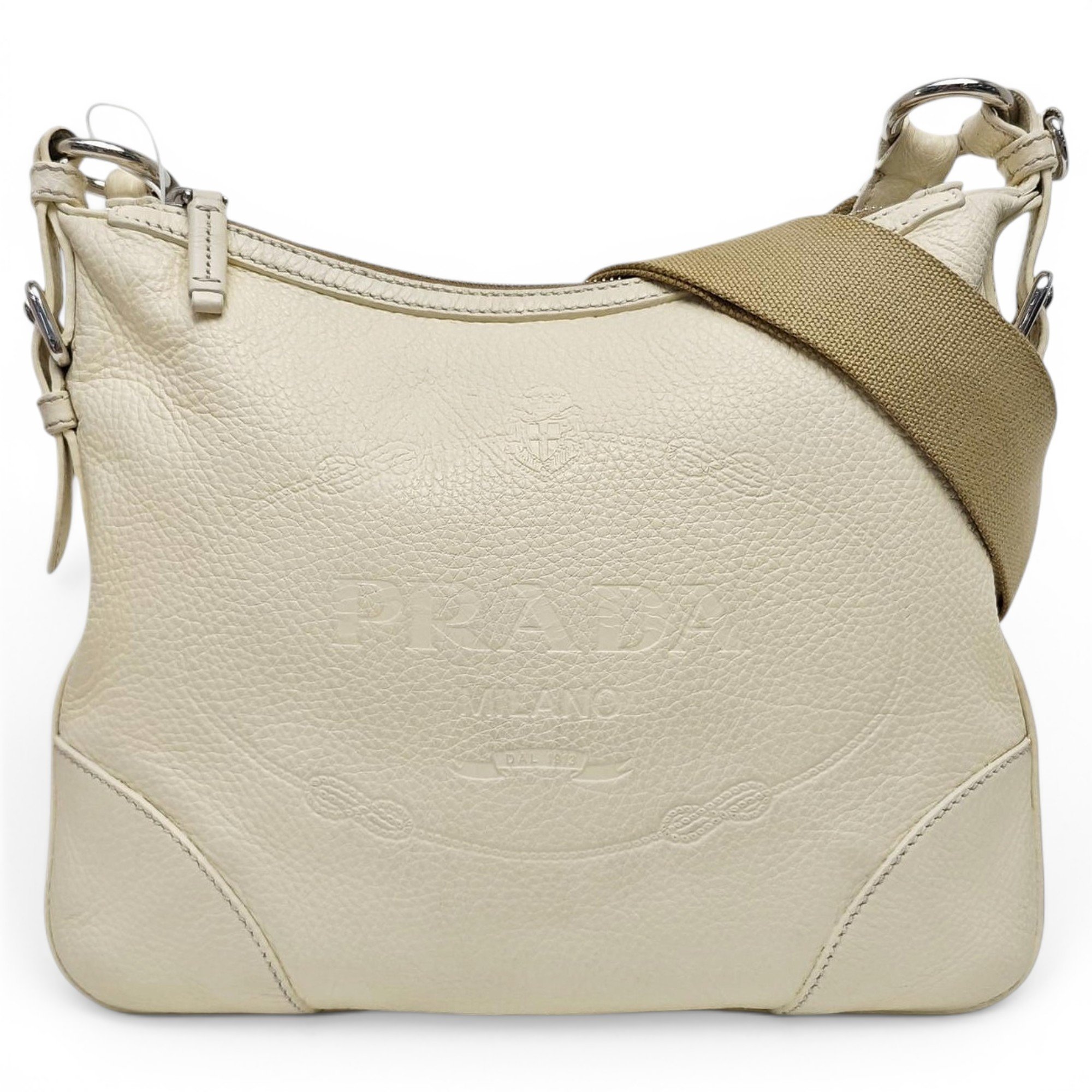 Arqué leather crossbody bag