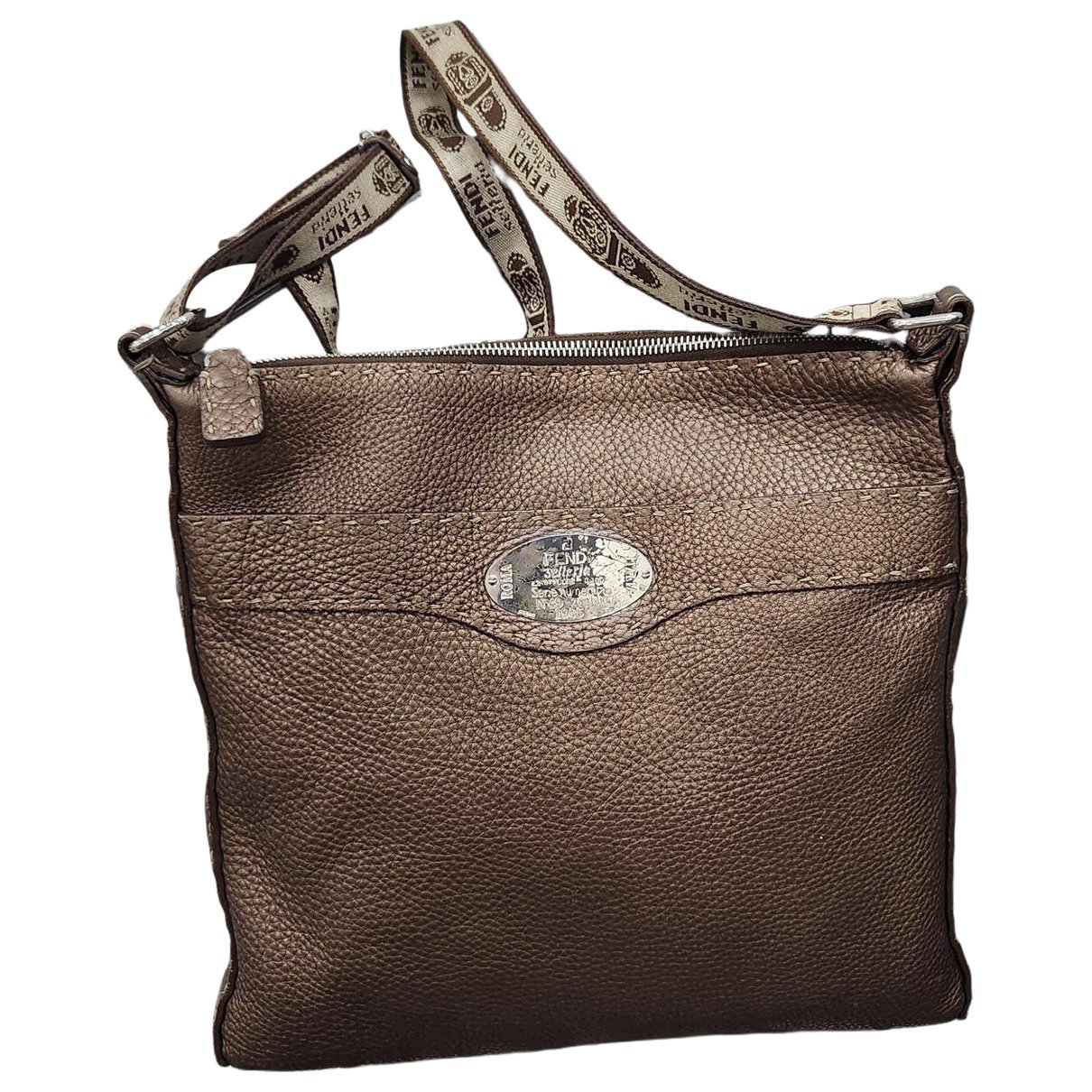 Leather crossbody bag