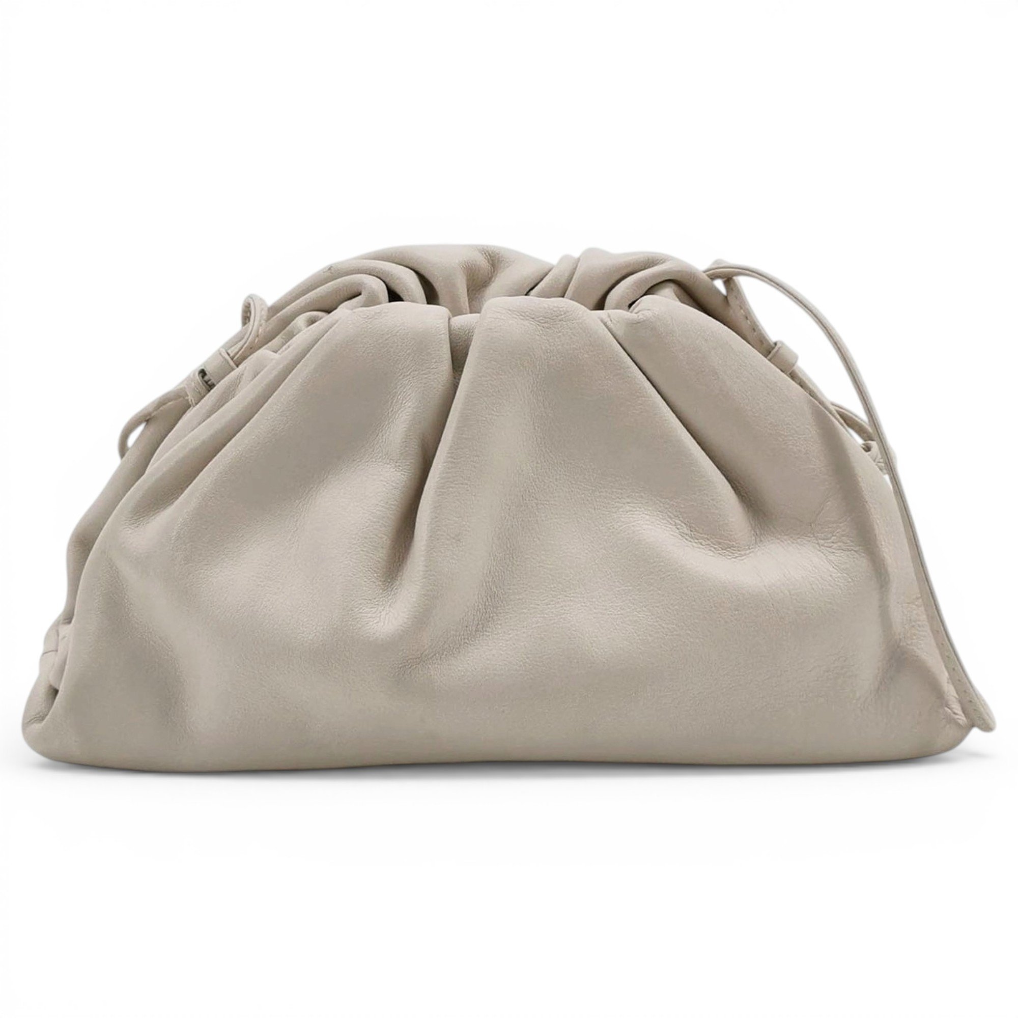 Pouch leather handbag