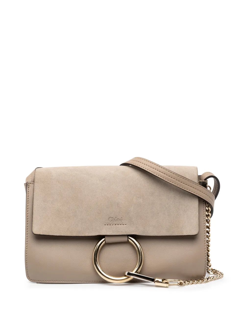 2016 Small Suede and Calfskin Faye crossbody bag