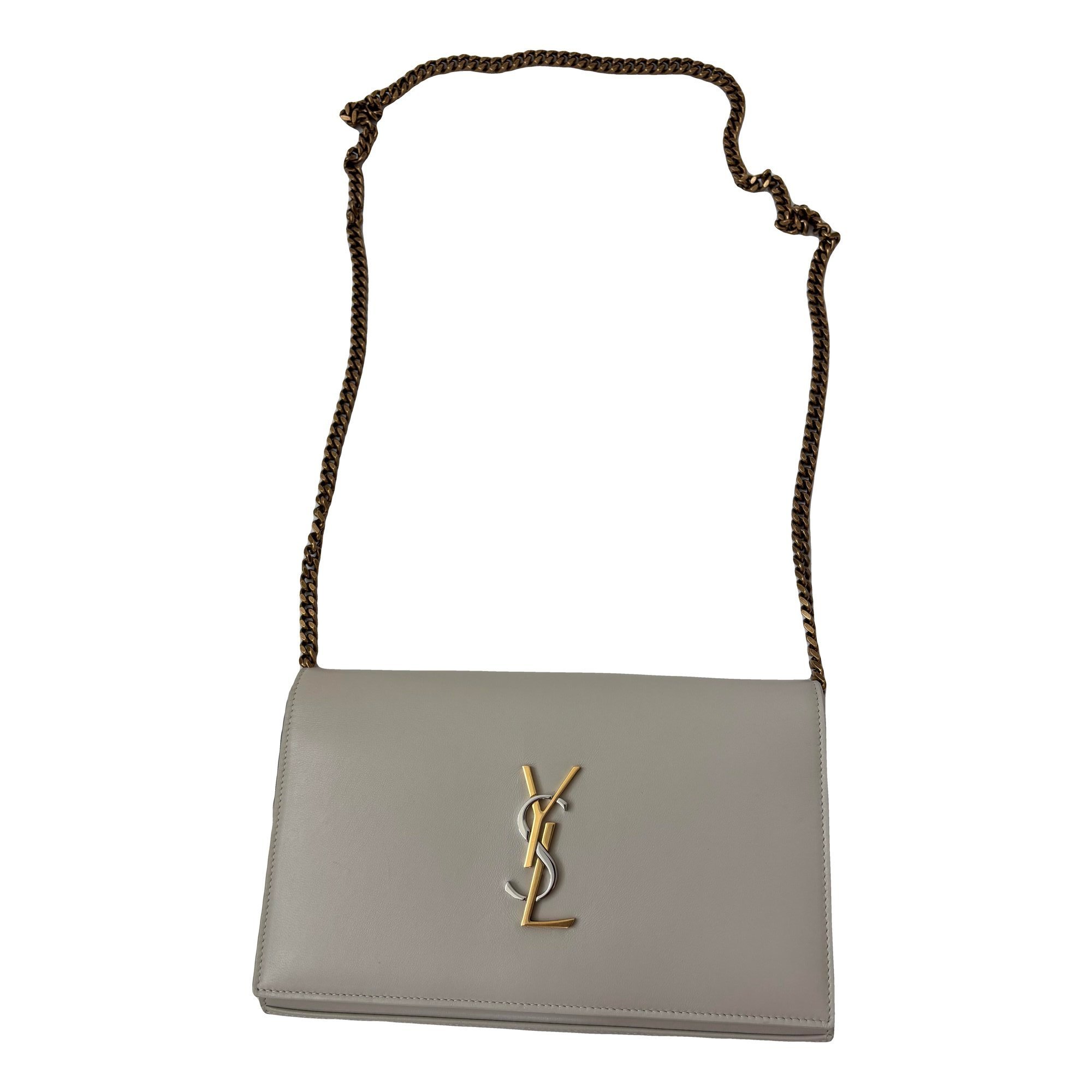 Leather clutch bag