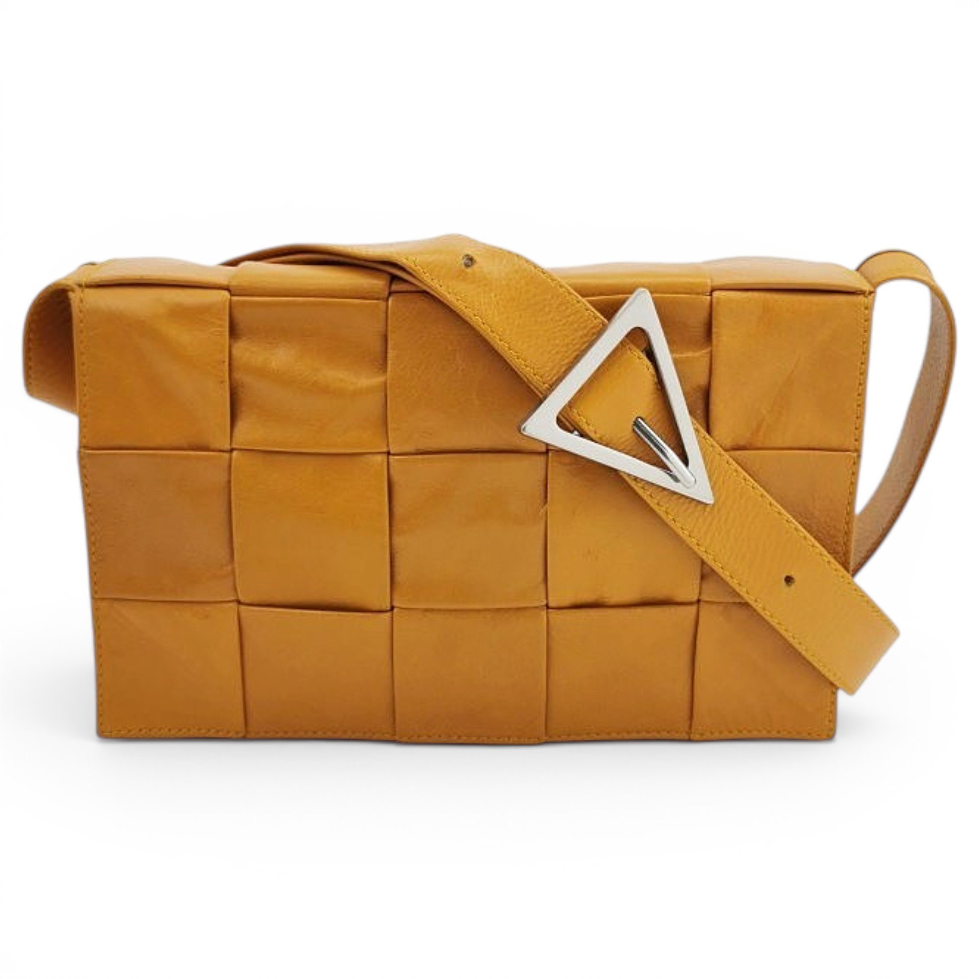 Cassette leather crossbody bag