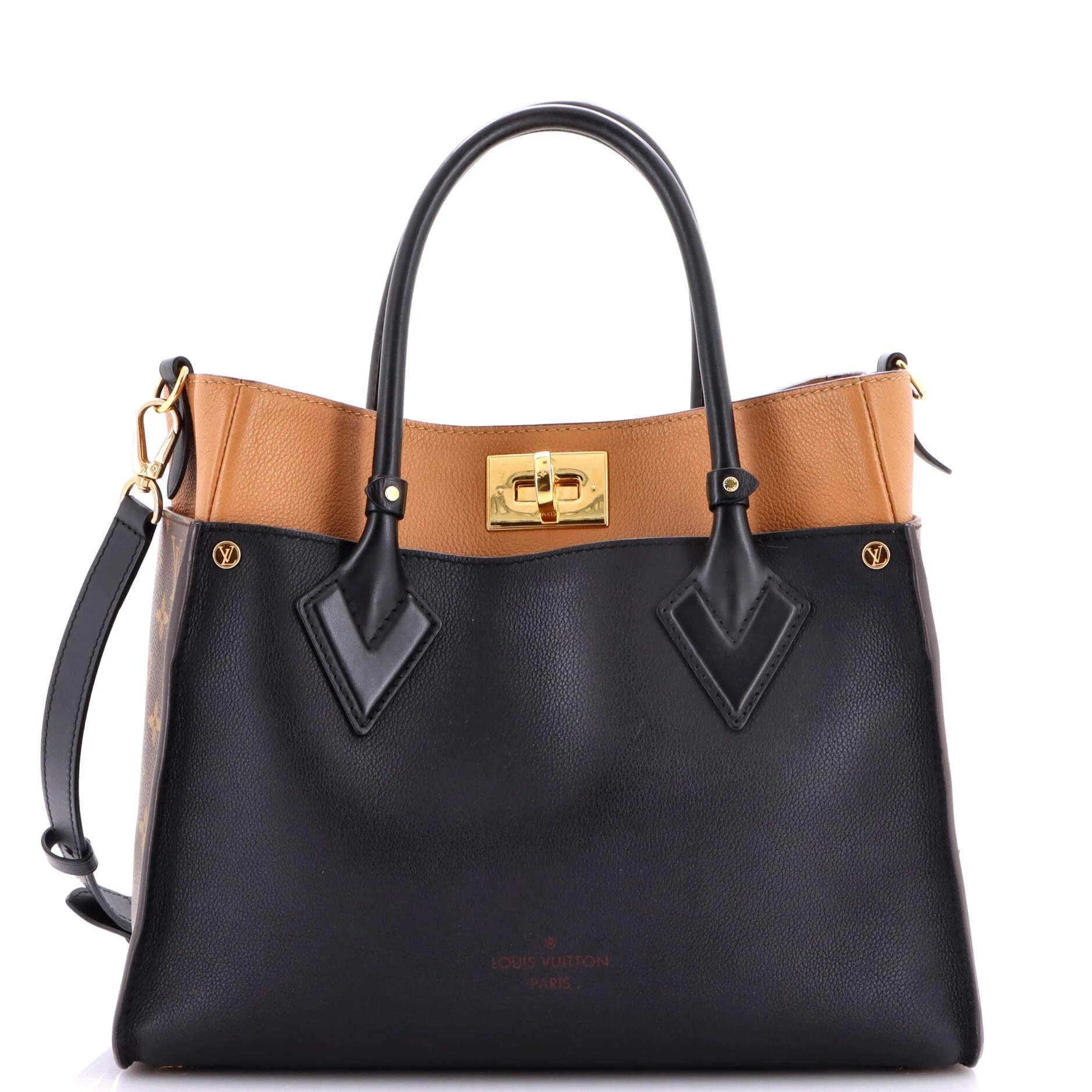 Leather tote