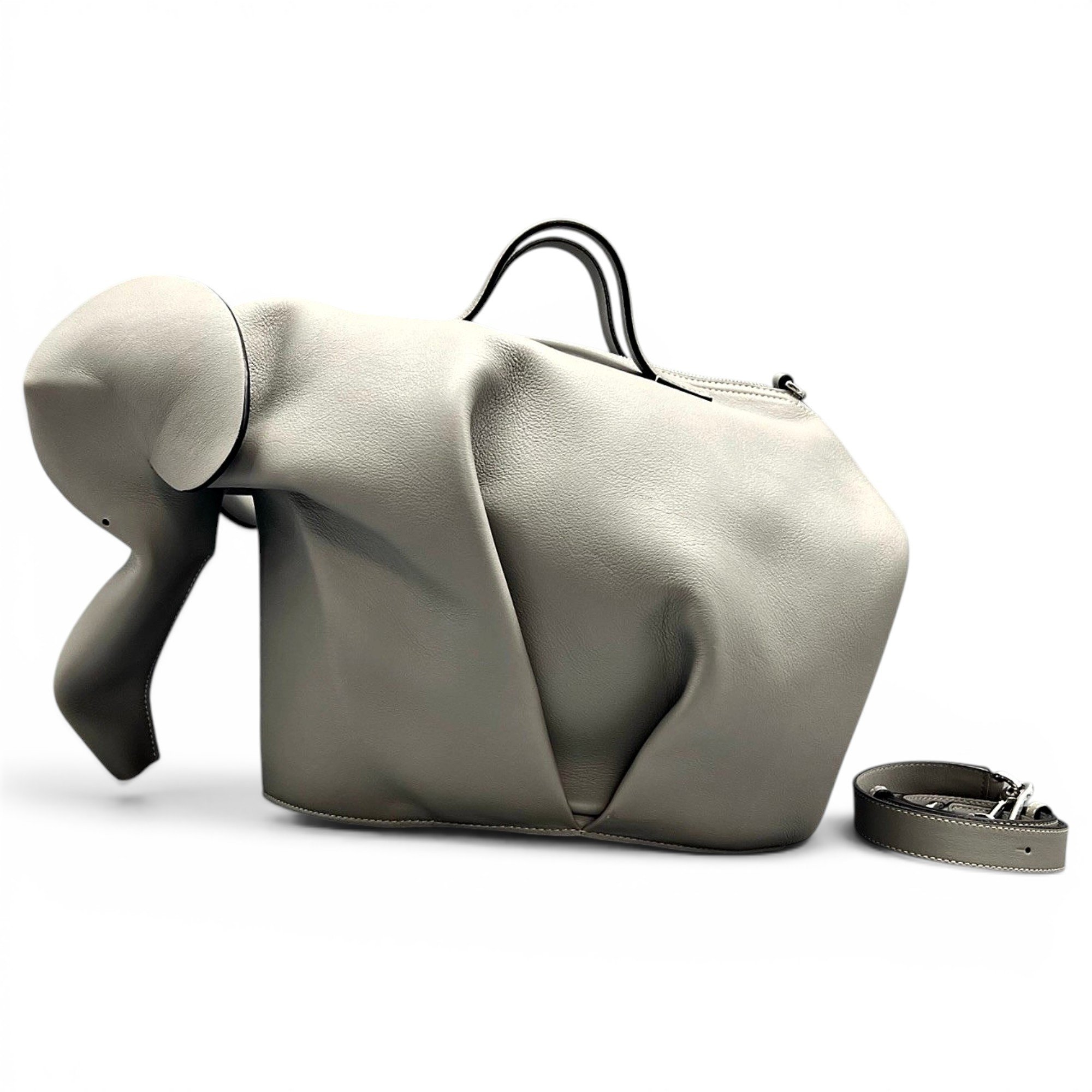 Animals leather handbag