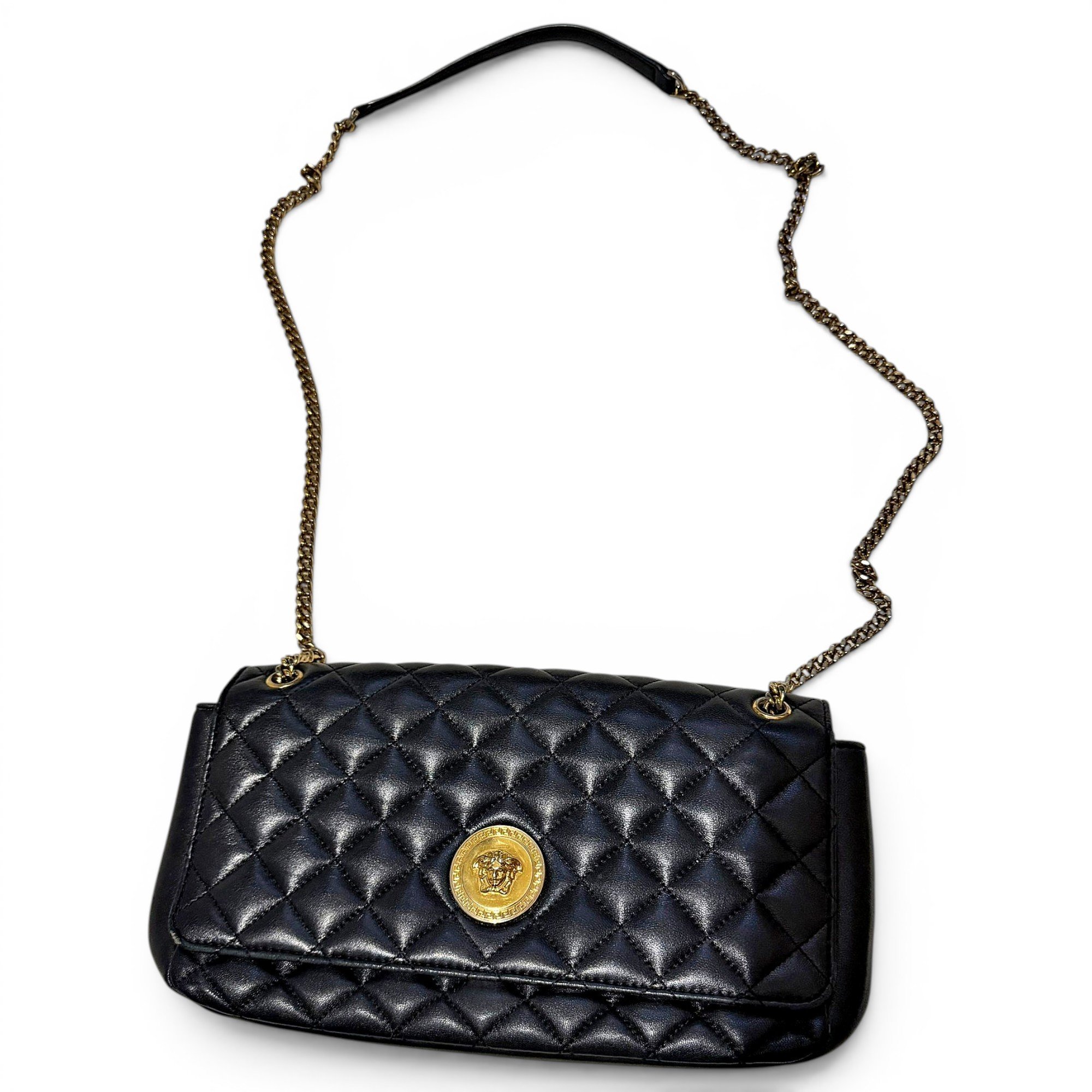 La Medusa leather handbag