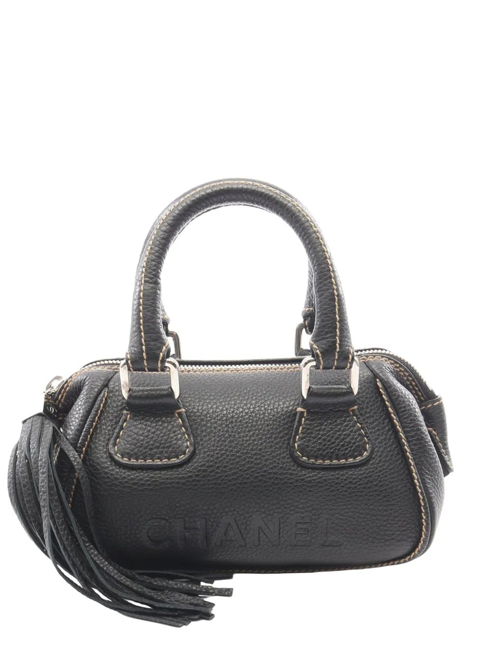 2003-2004 Grained Calfskin Tassel LAX Bowler Bag handbag