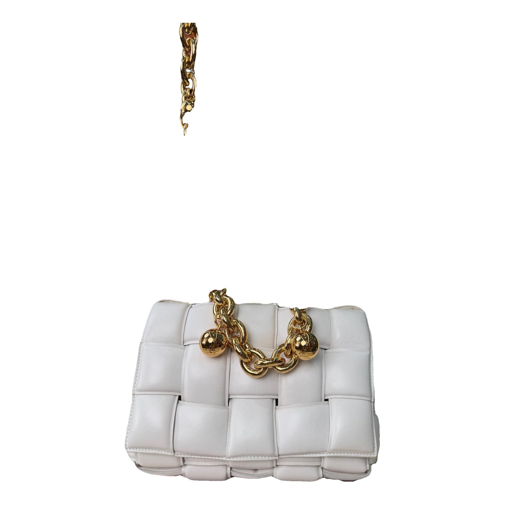 Bottega Veneta Chain Cassette patent leather crossbody bag