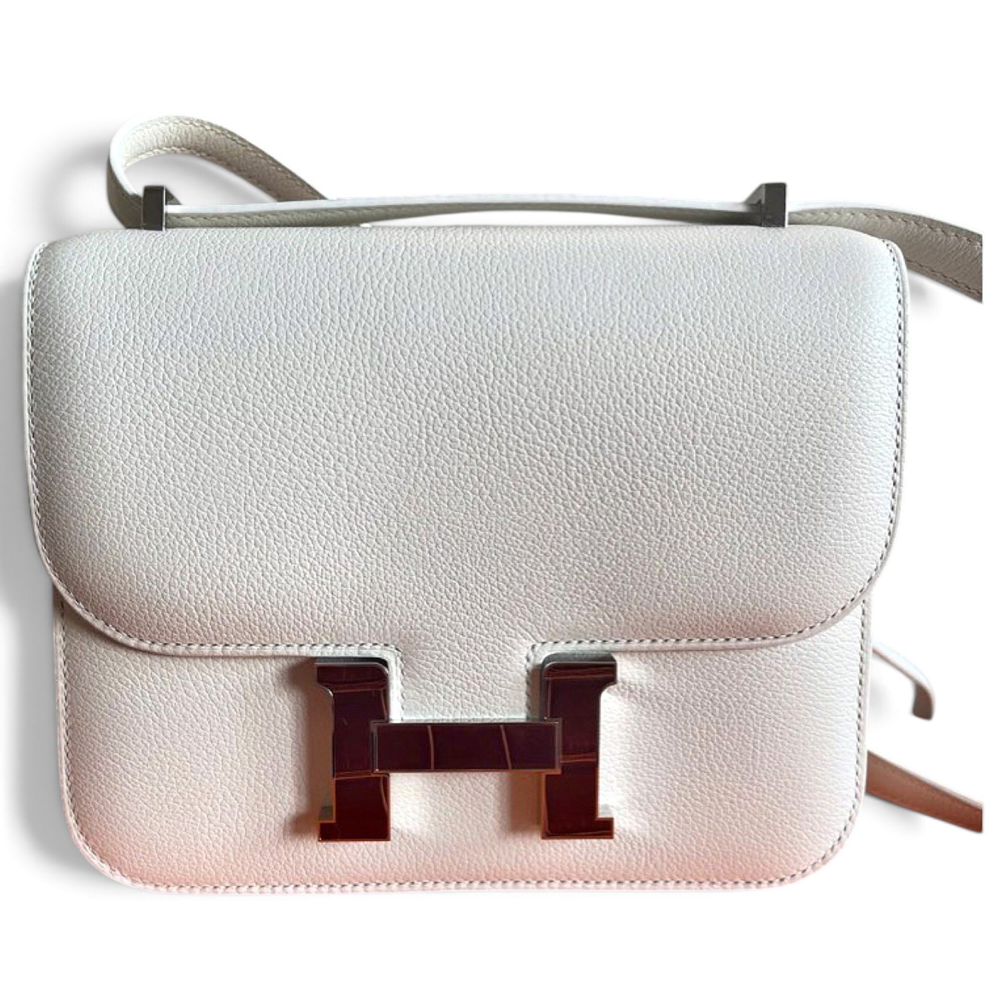Constance leather crossbody bag