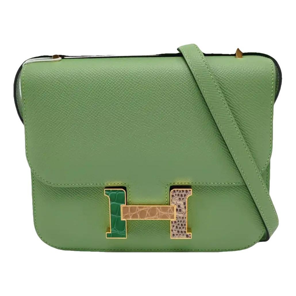 Constance leather crossbody bag