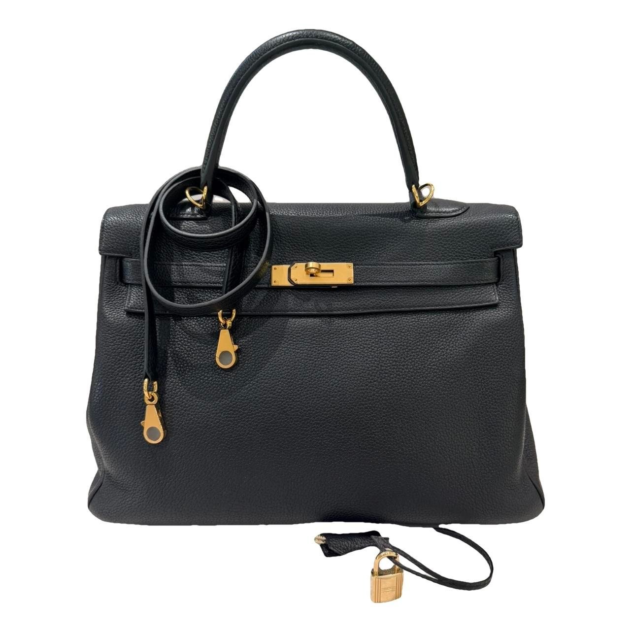 Kelly 35 leather handbag
