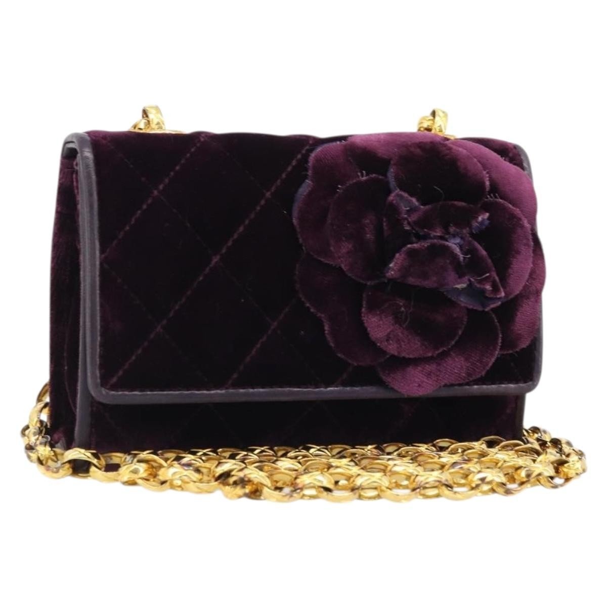 Deauville Chain velvet handbag