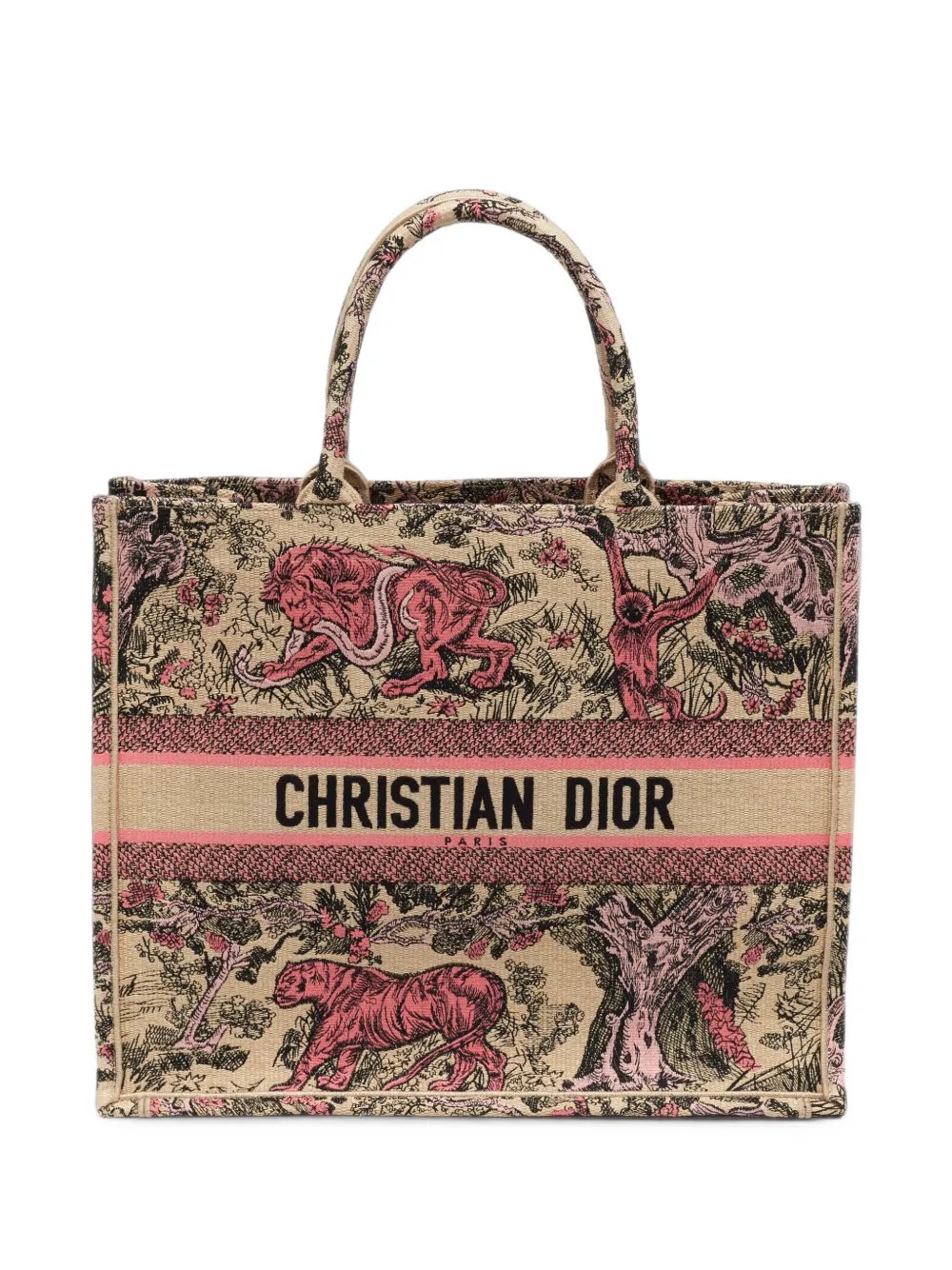 2024 large Book Toile de Jouy tote bag