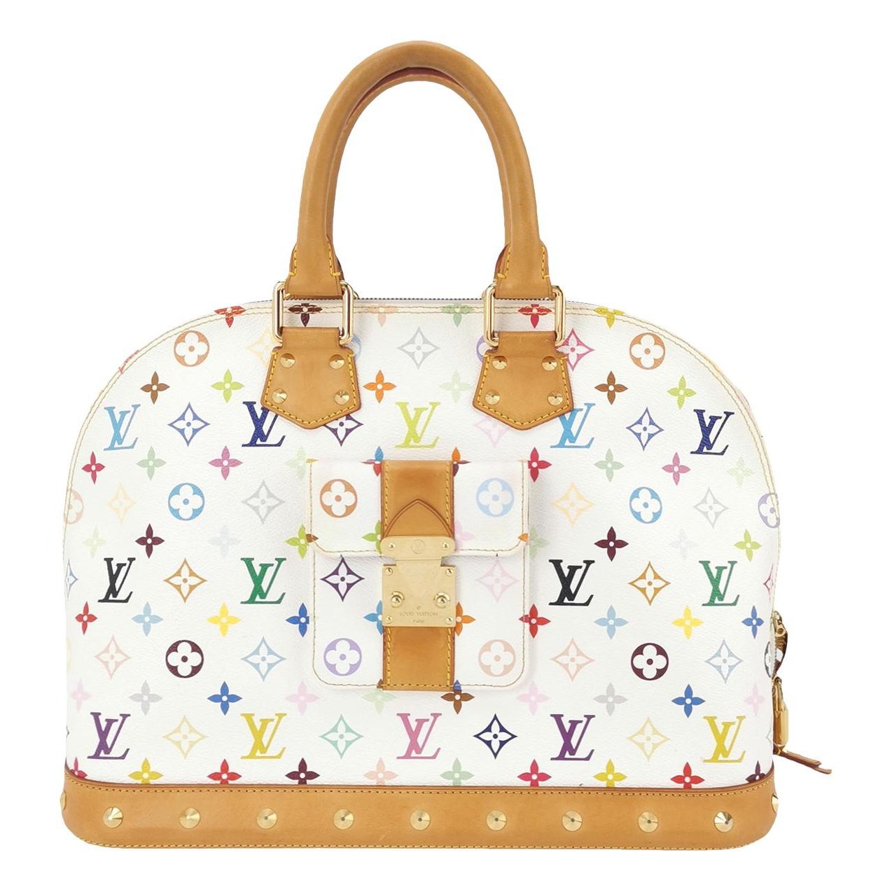 Alma leather handbag