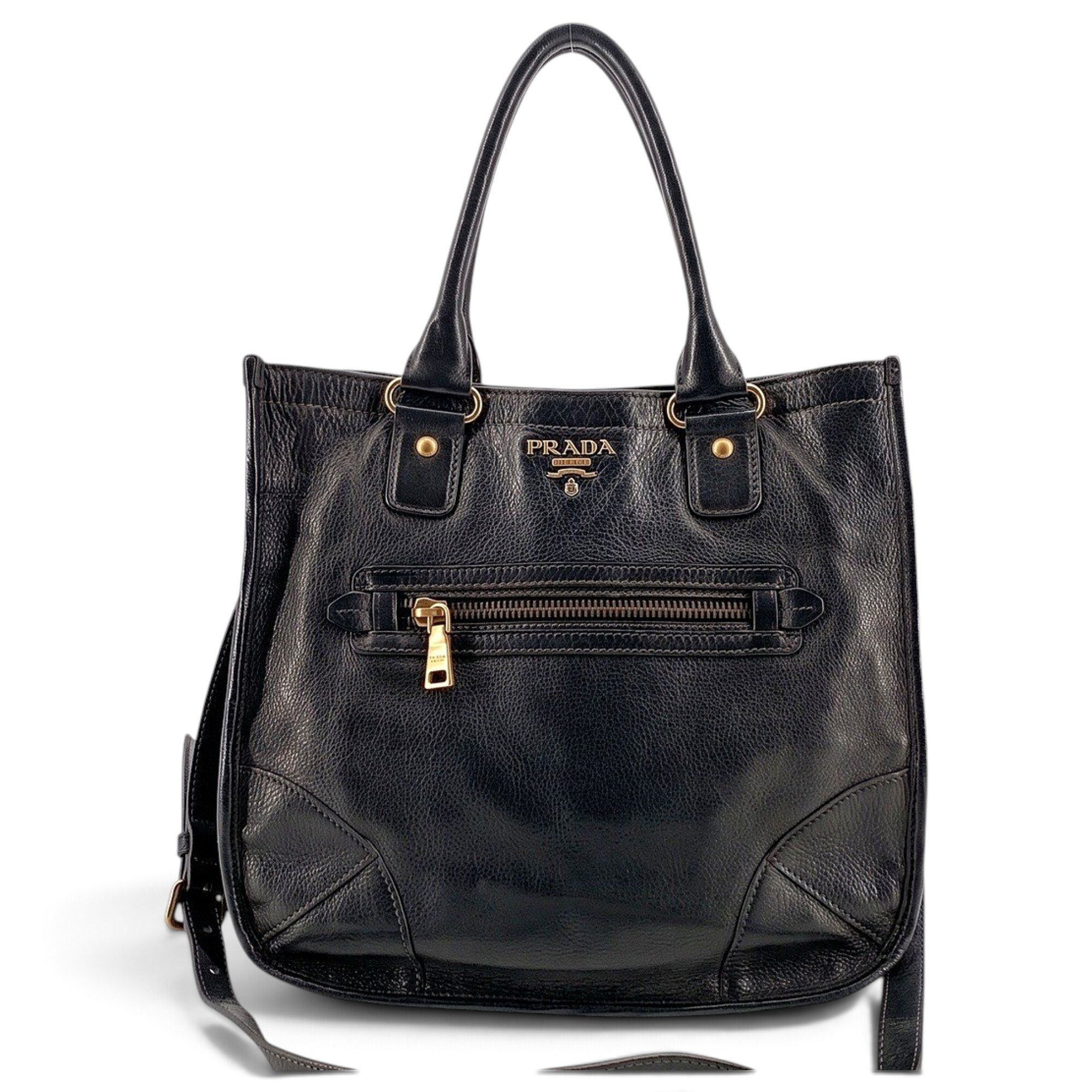 Leather tote