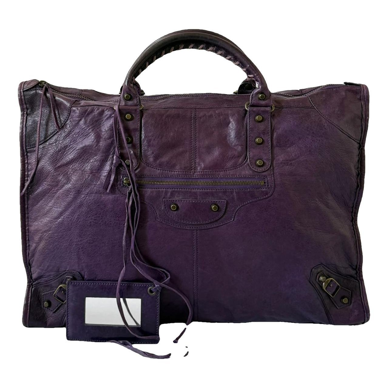 Leather handbag