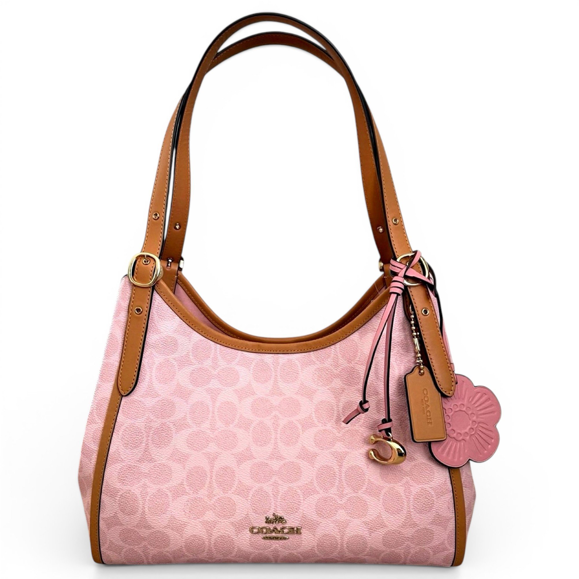 Edie leather satchel