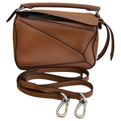 Puzzle pony-style calfskin handbag
