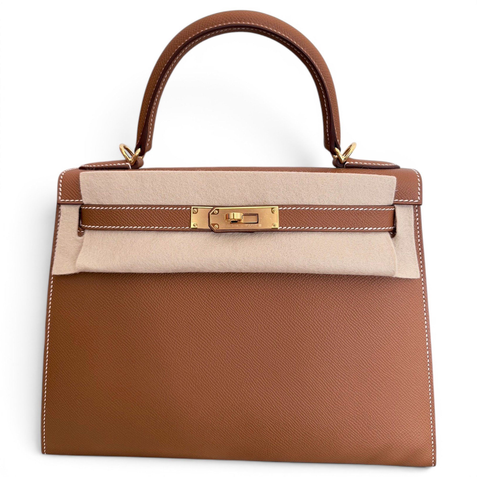 Kelly 28 leather handbag