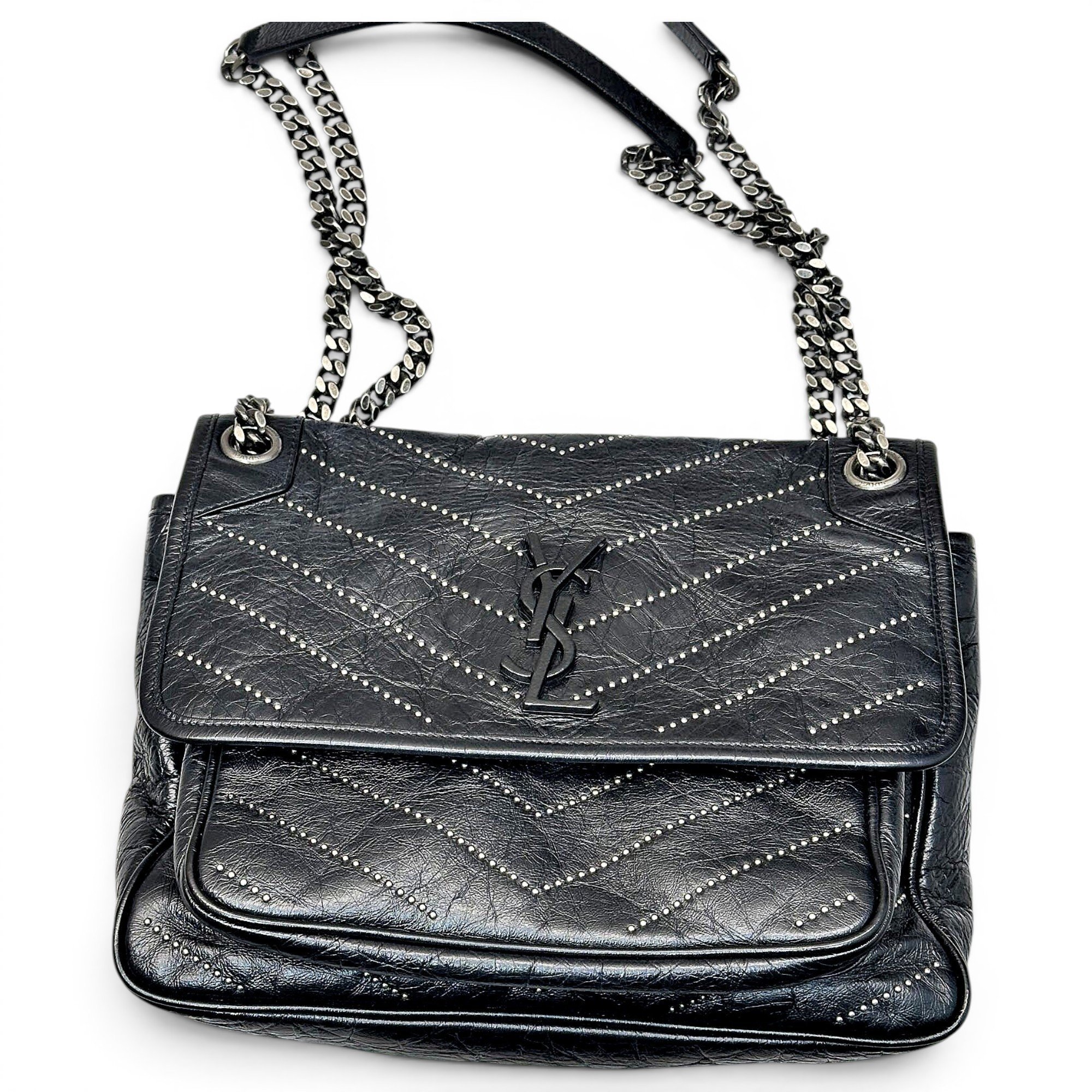 Niki leather crossbody bag