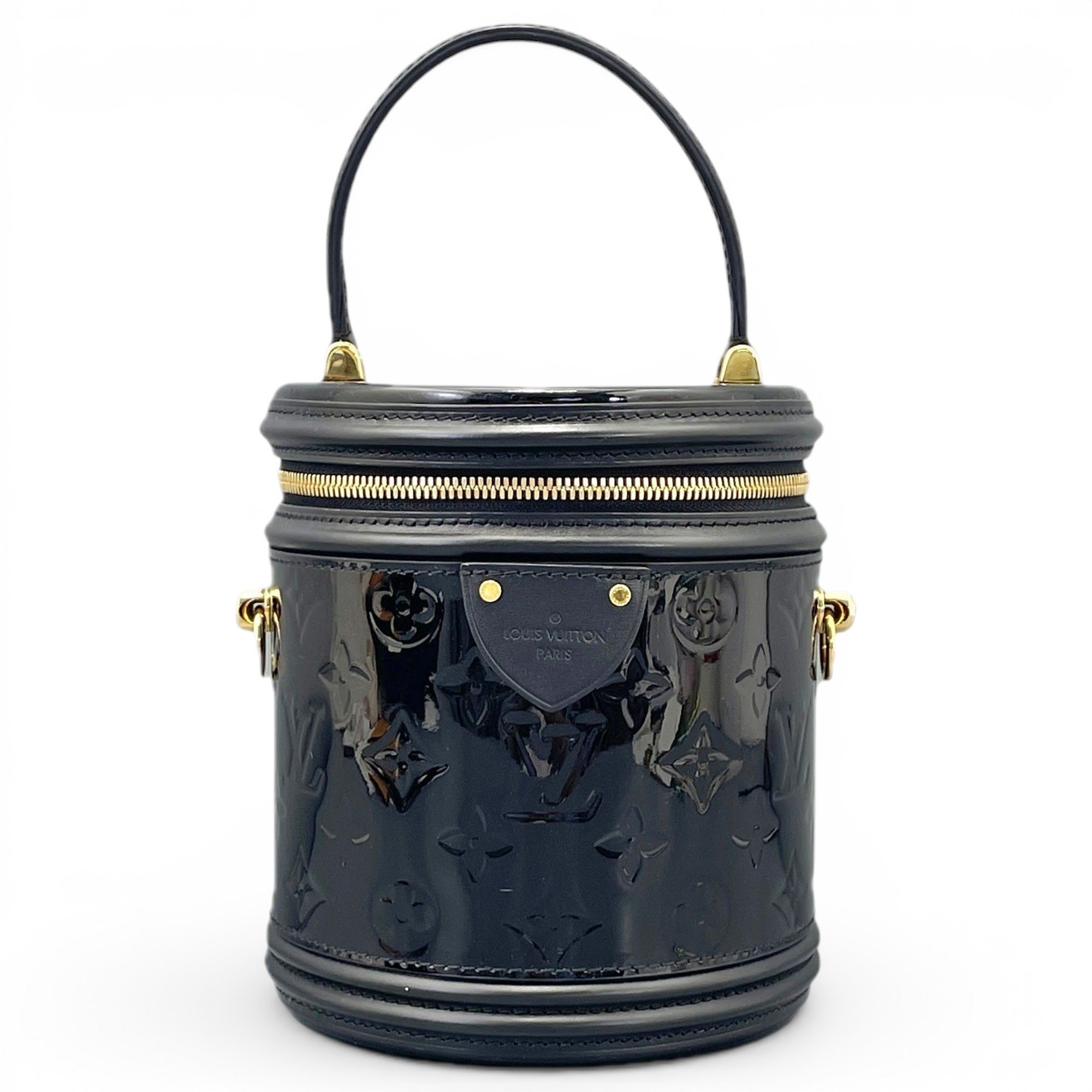 Cannes patent leather handbag