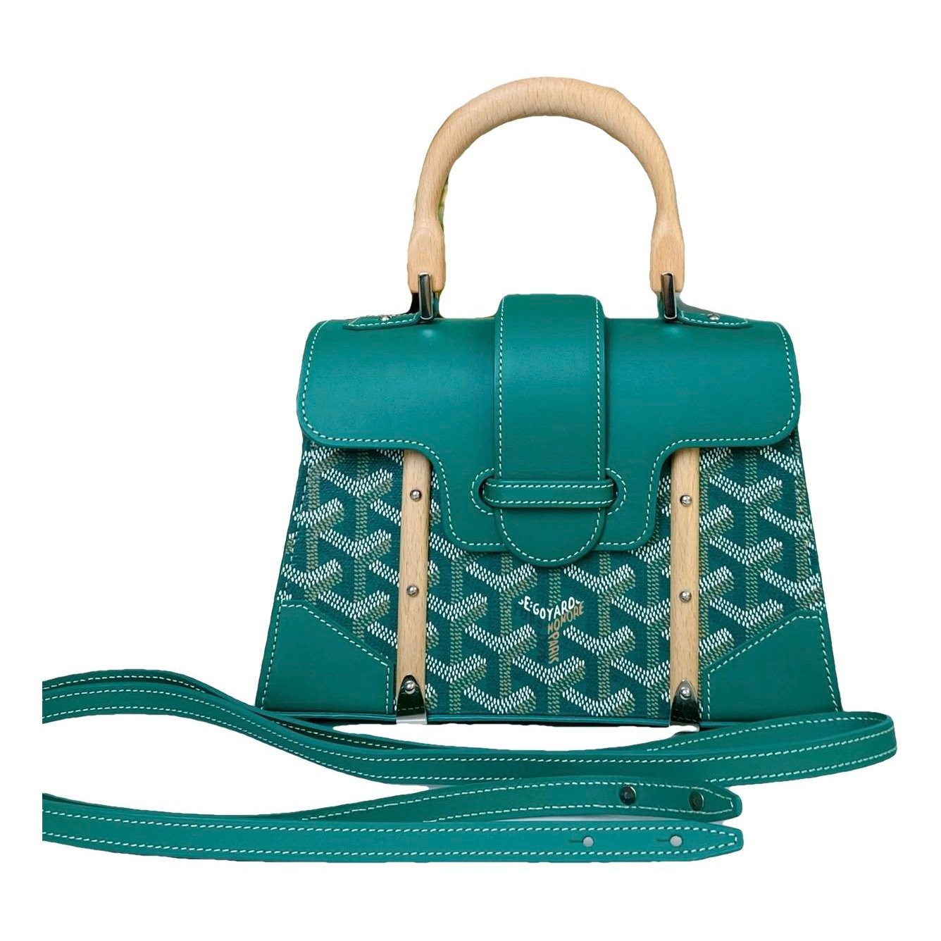Goyard Saïgon vinyl handbag