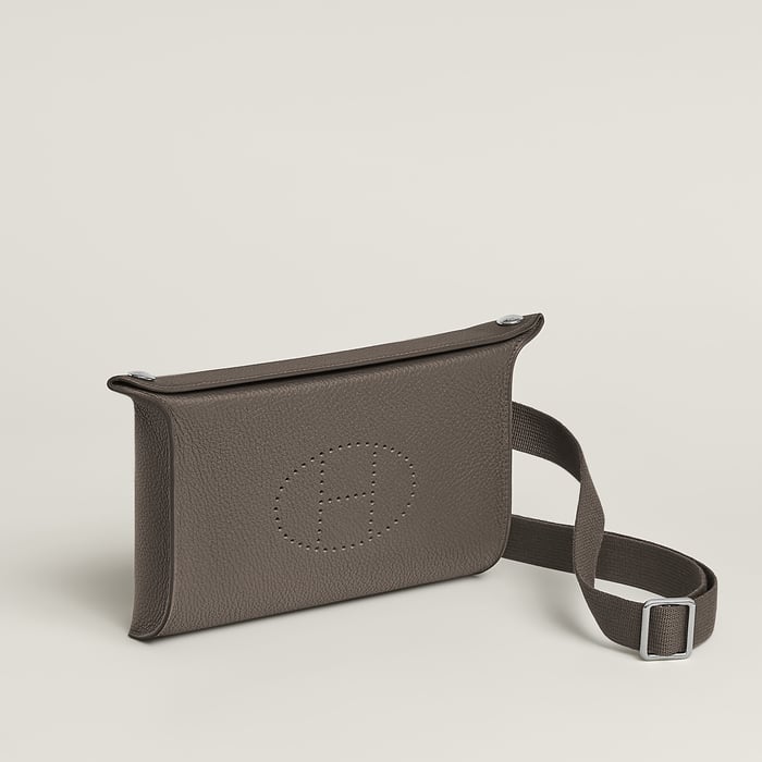 Gris Étain Hermès Videpoches Bag