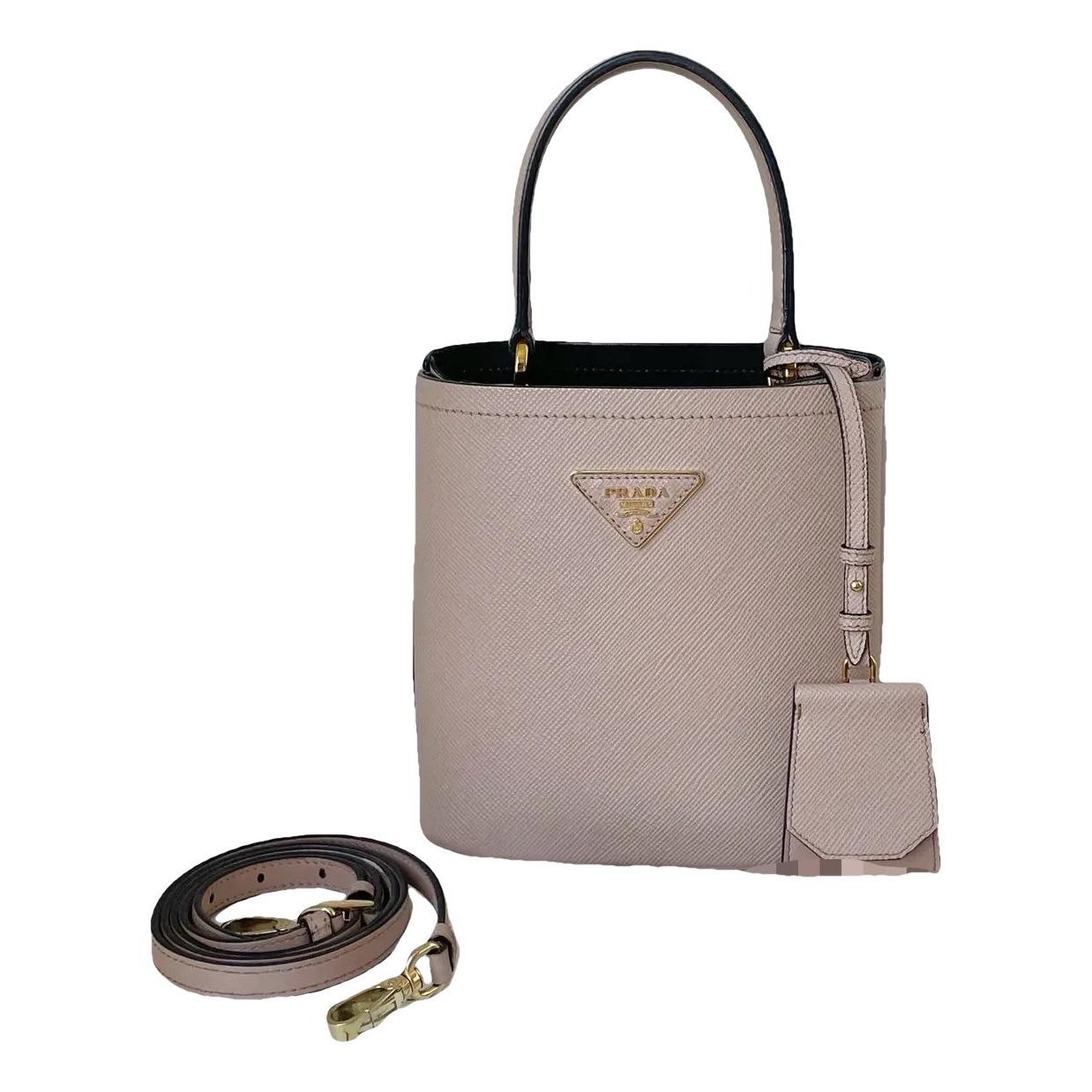 Panier leather crossbody bag