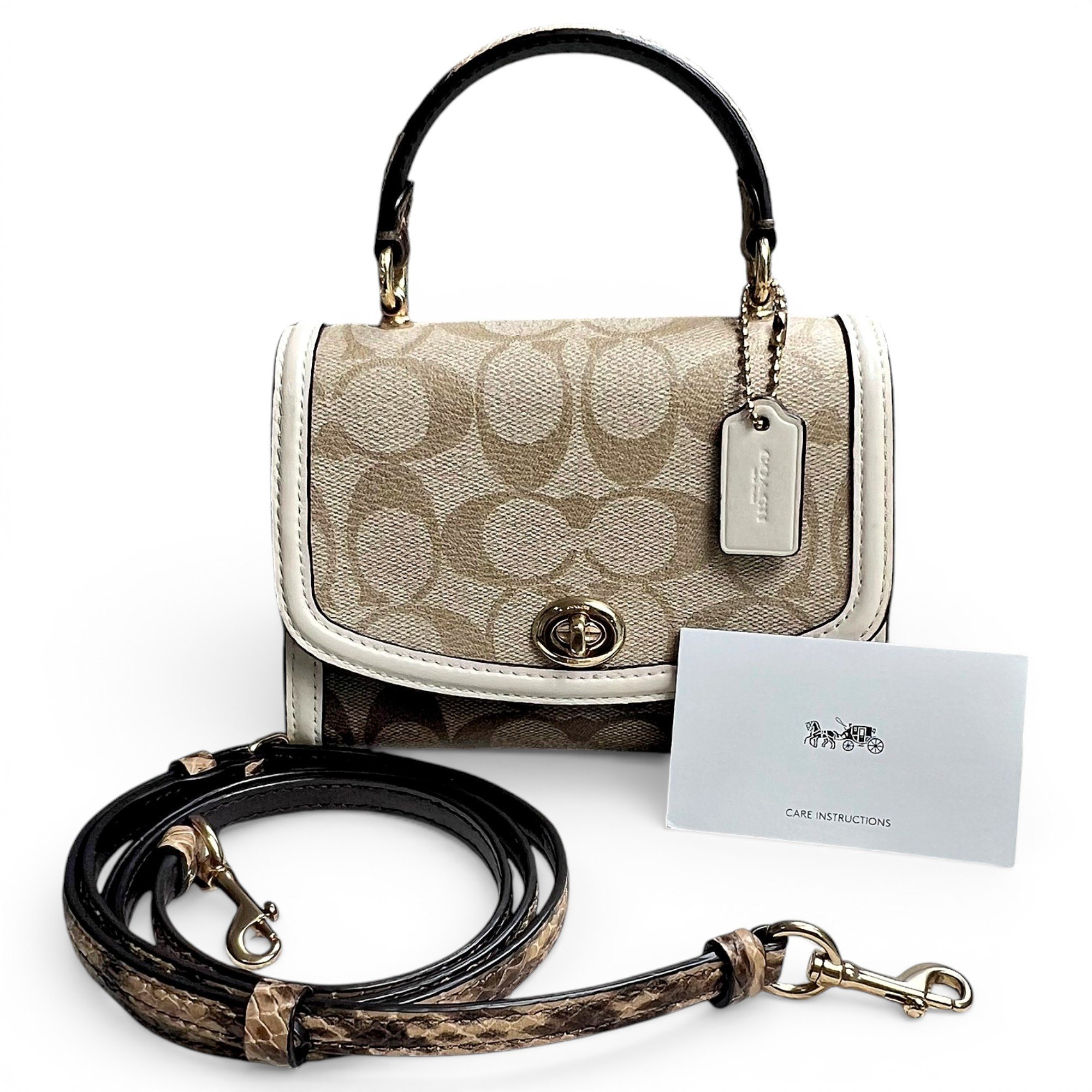 Leather mini bag