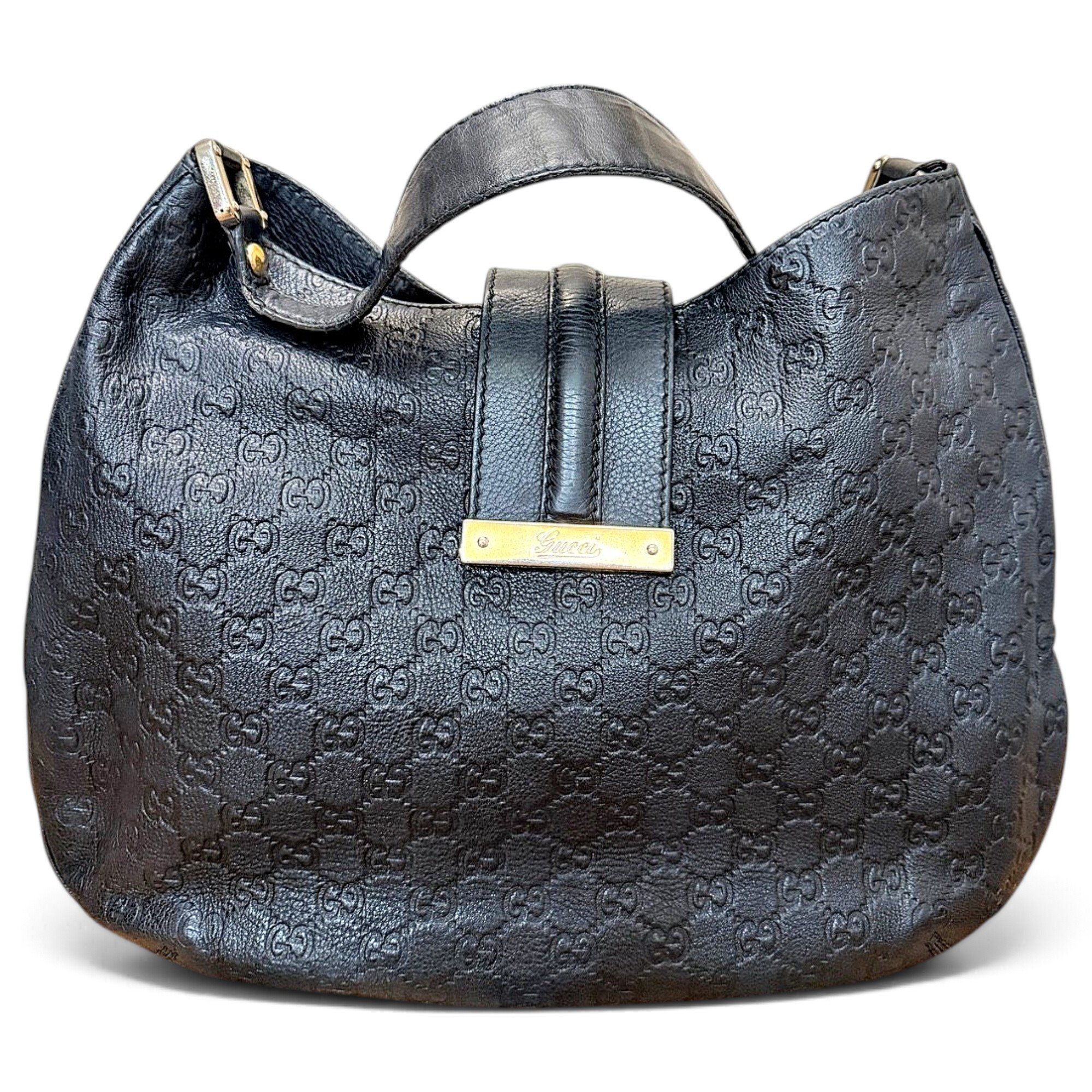 Hobo leather handbag