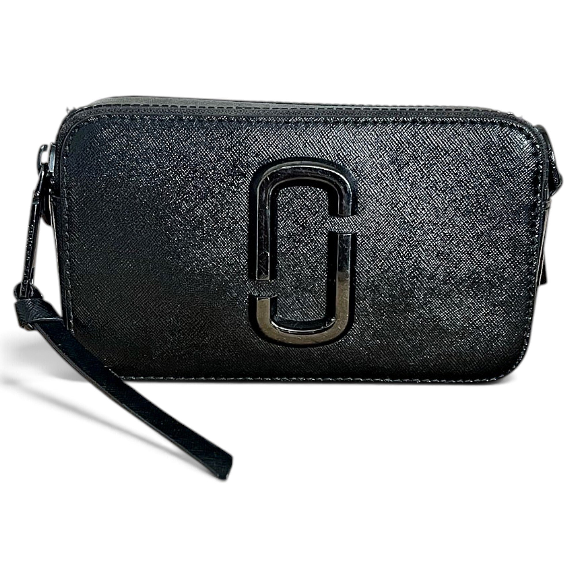 Snapshot leather crossbody bag