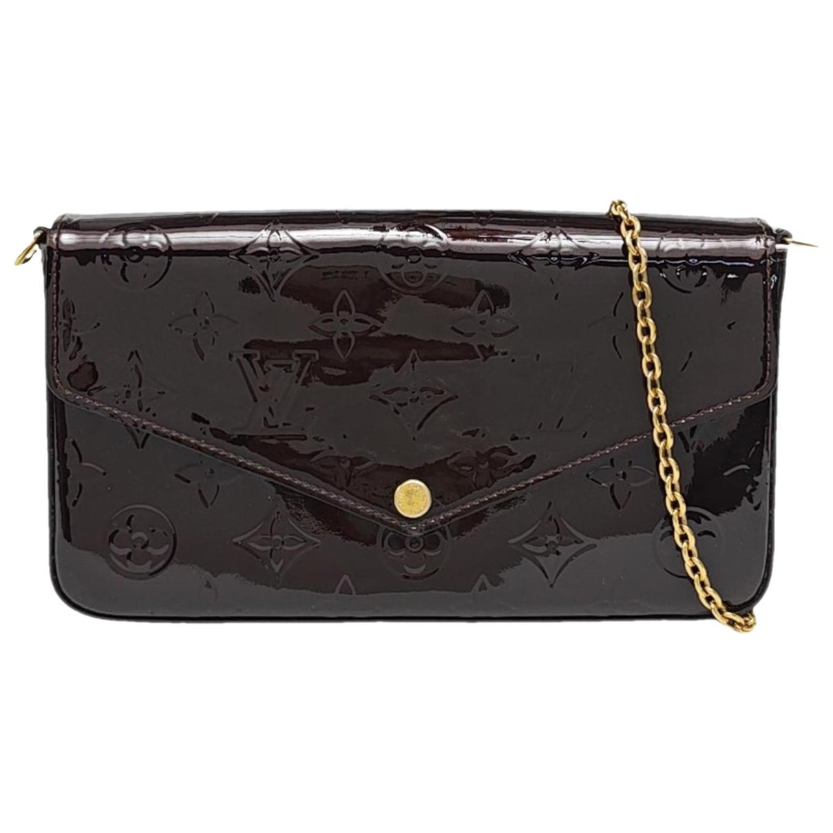 Félicie patent leather crossbody bag