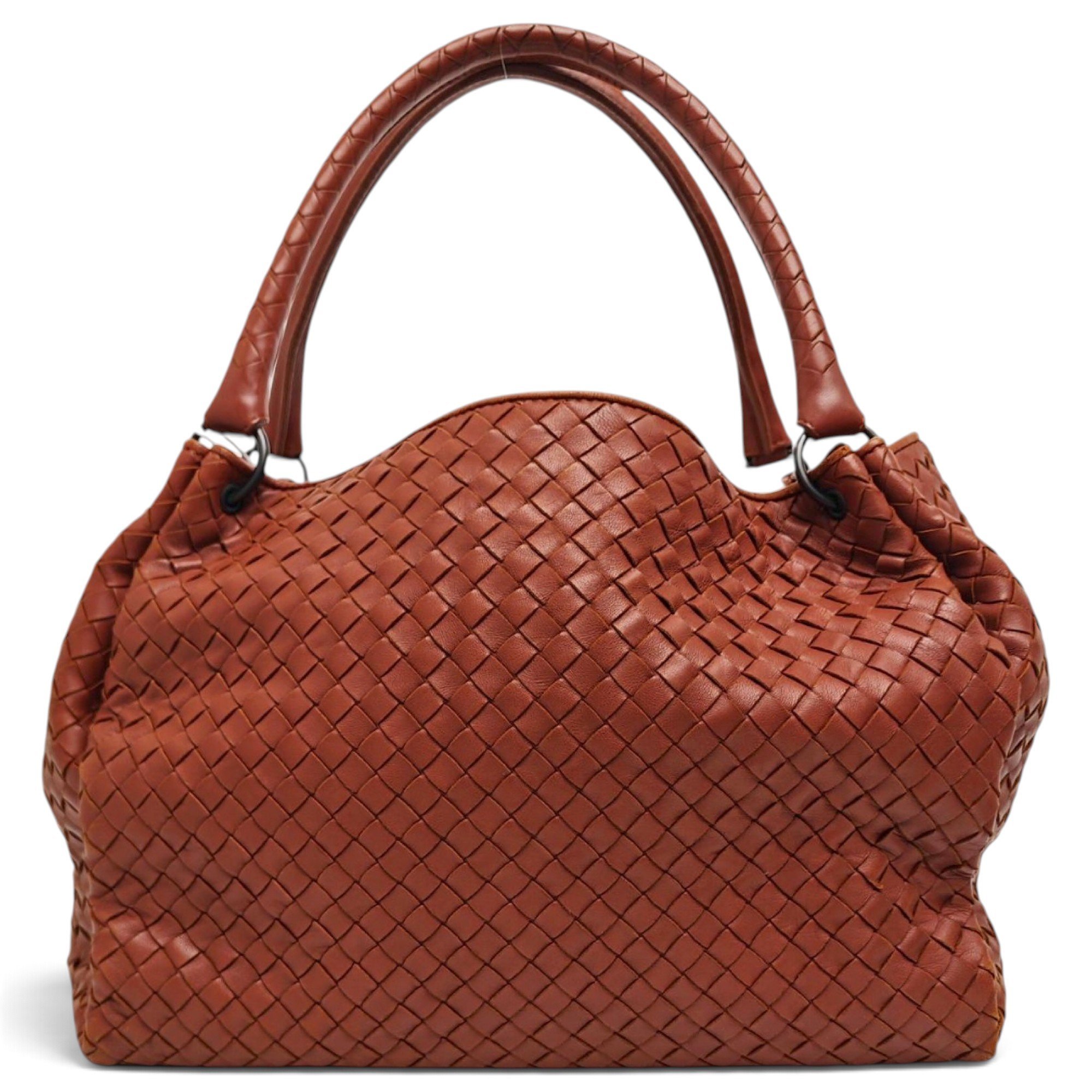 Parachute leather handbag