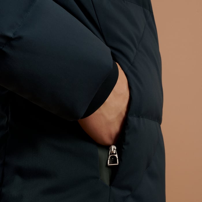 Navy Toundra Puffer Coat