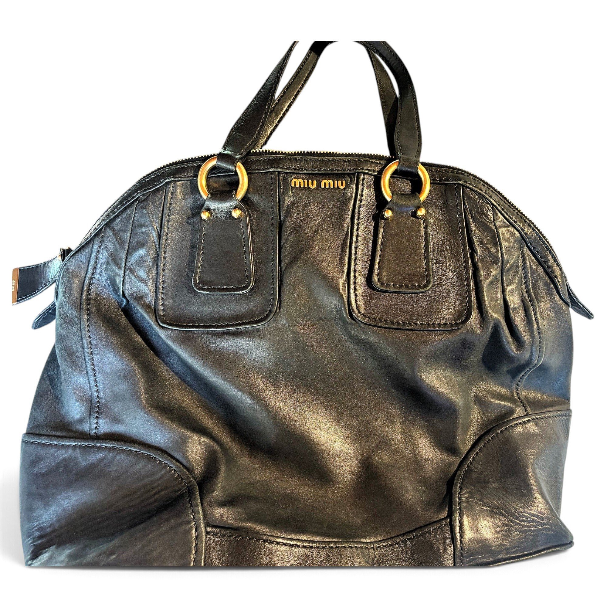 Leather handbag