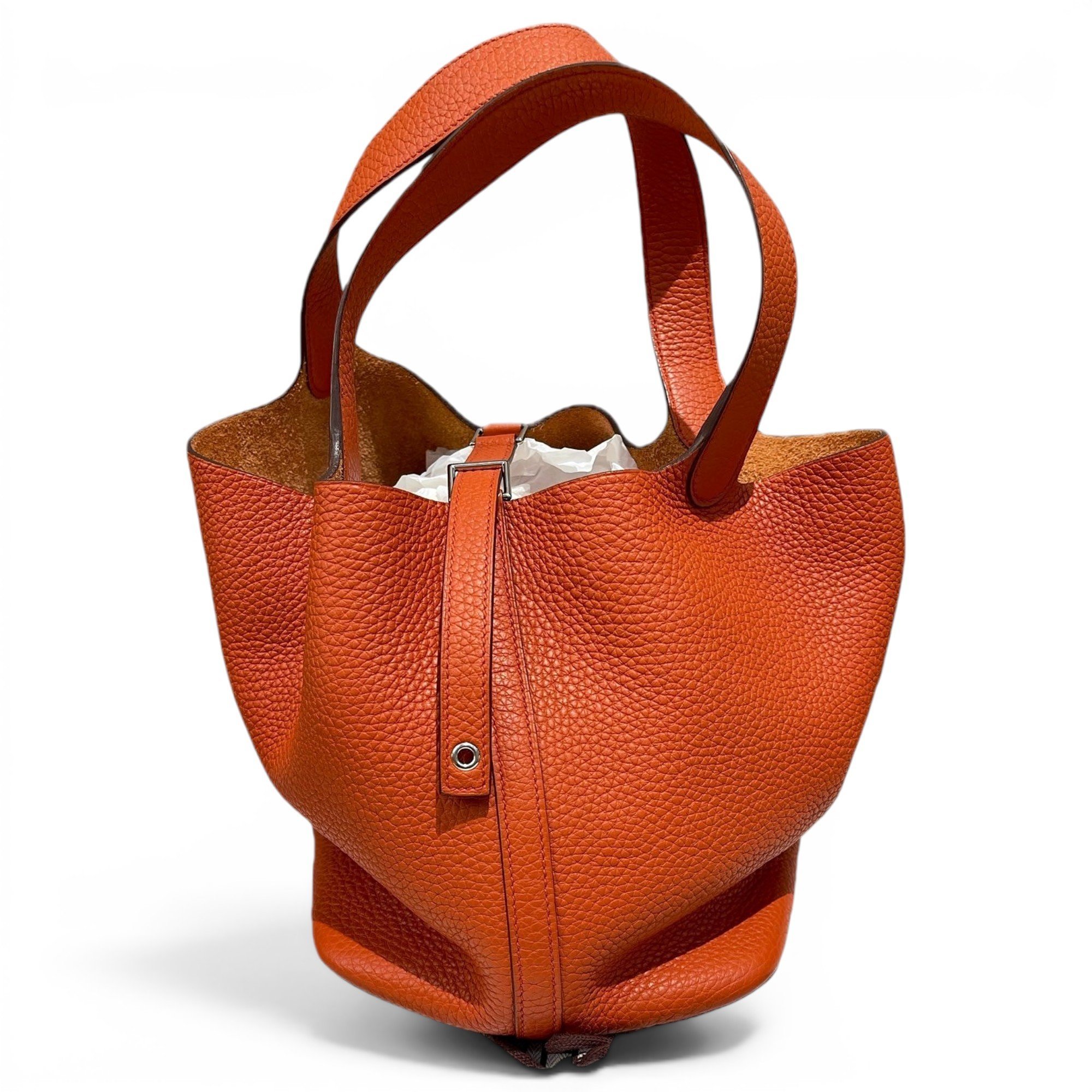 Picotin leather handbag