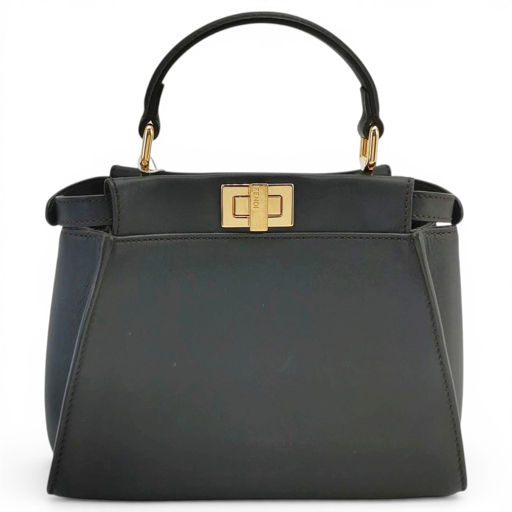 Peekaboo leather handbag