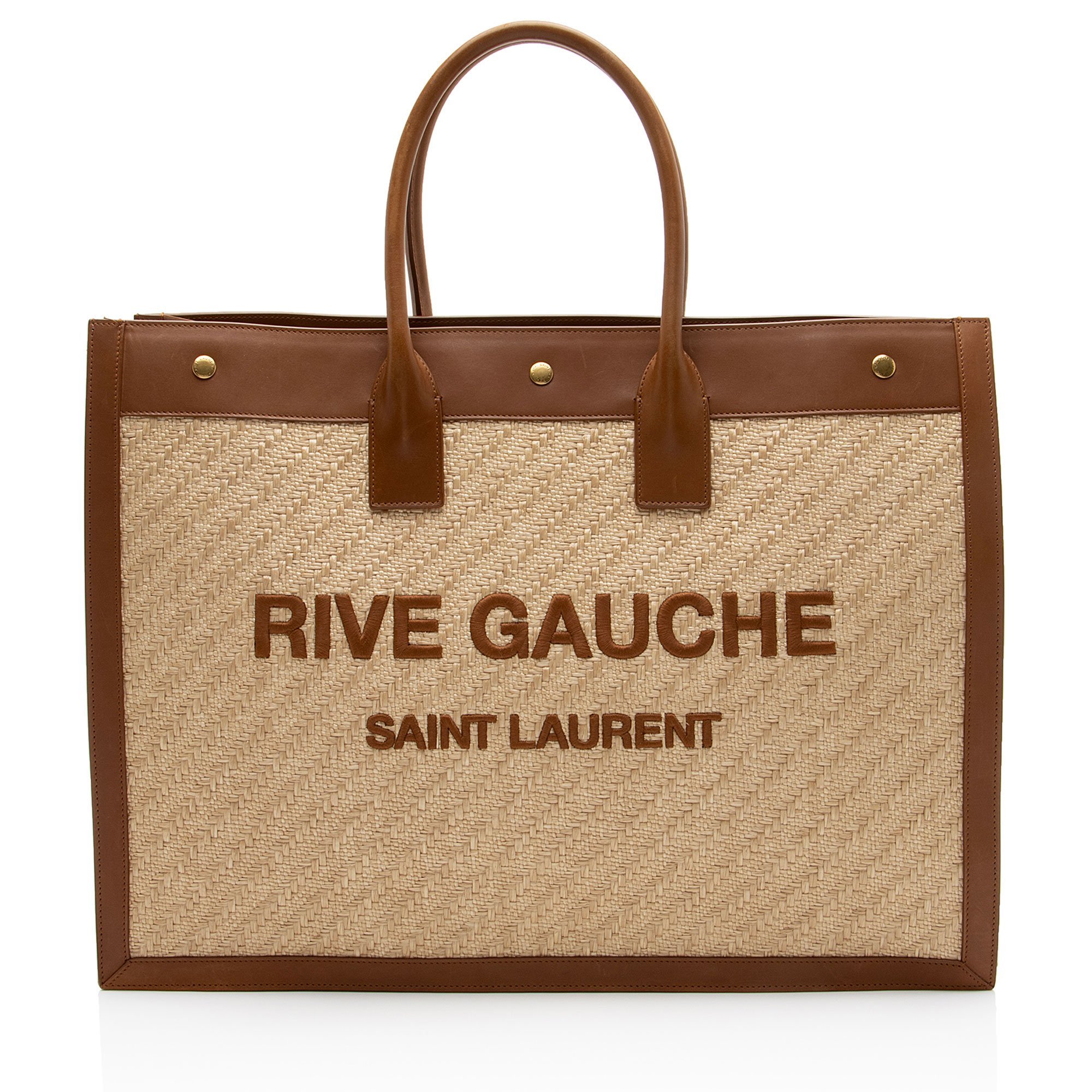 Rive Gauche leather tote