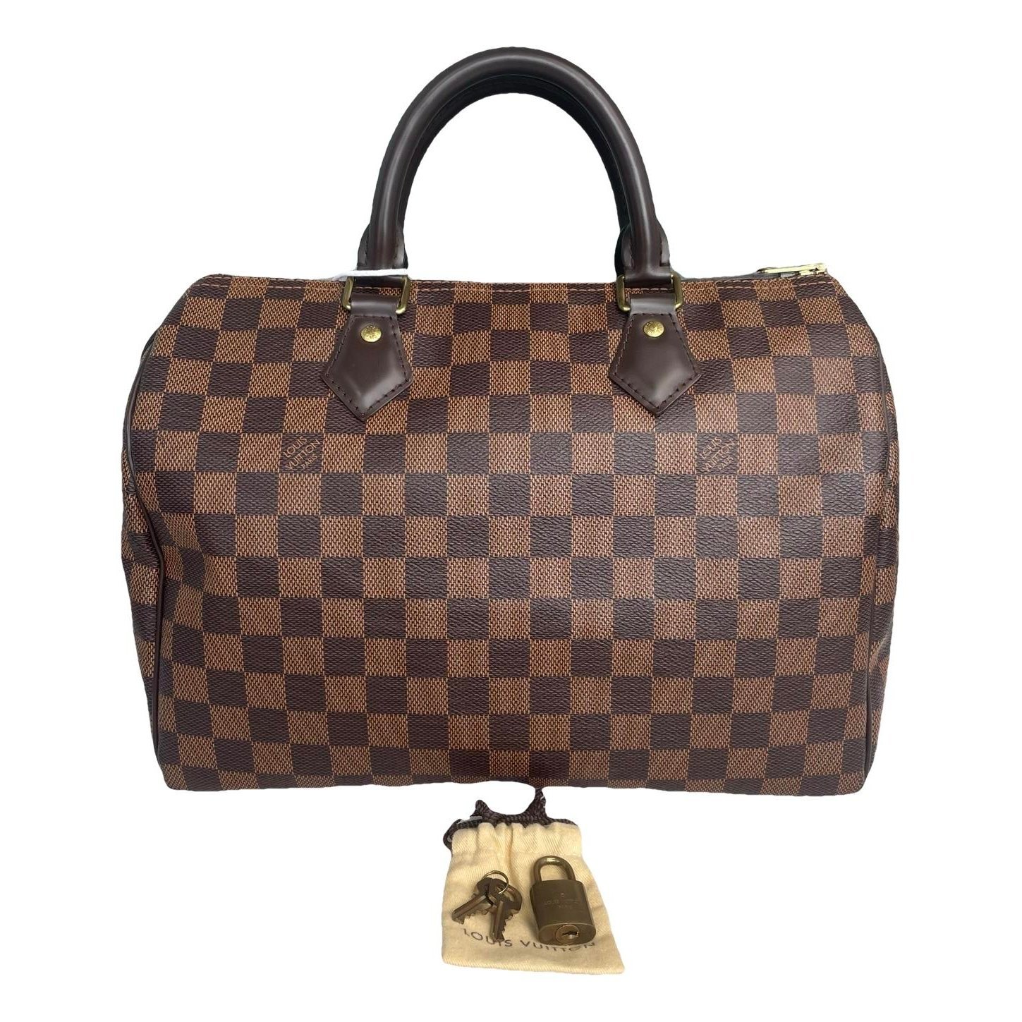 Speedy leather handbag