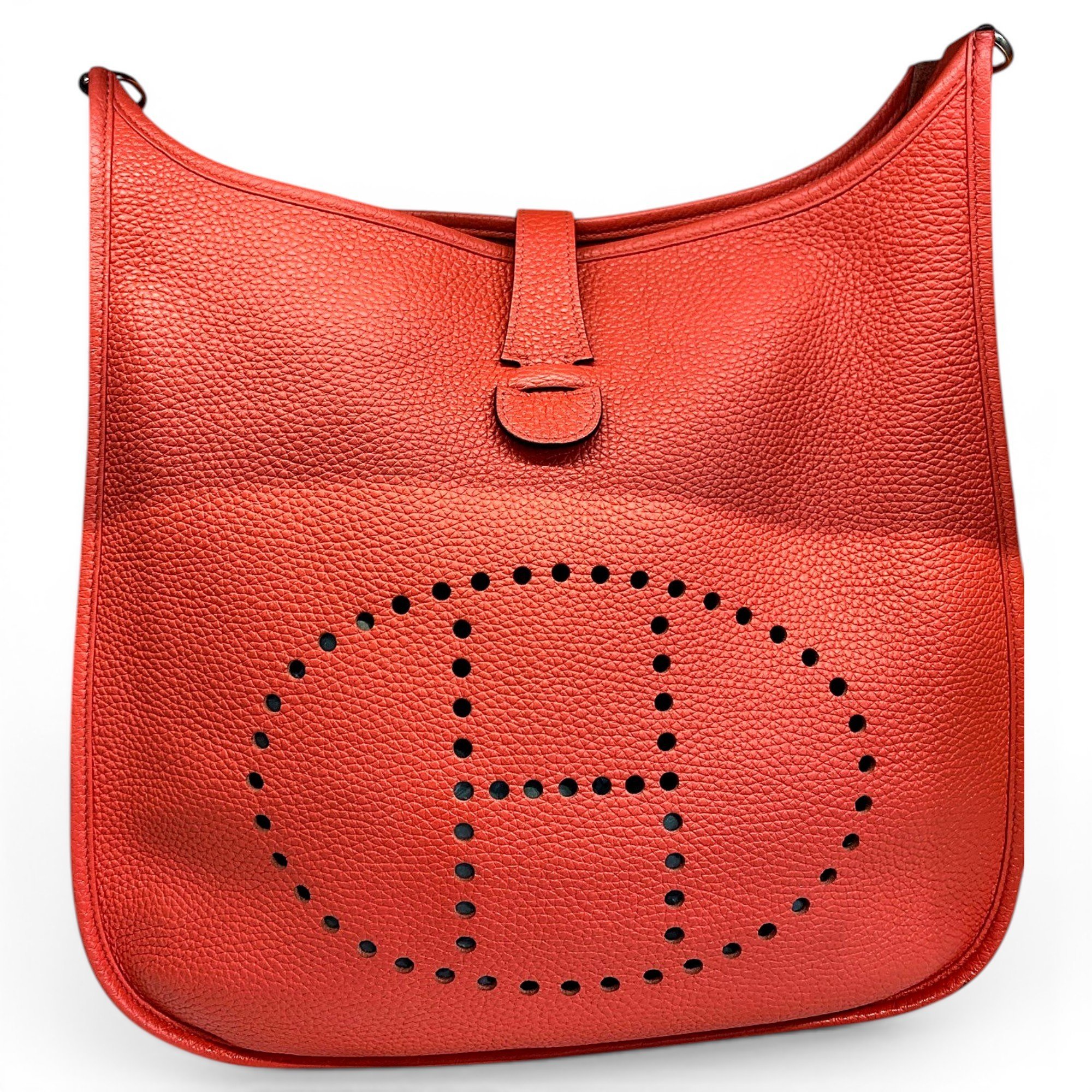 Evelyne leather handbag