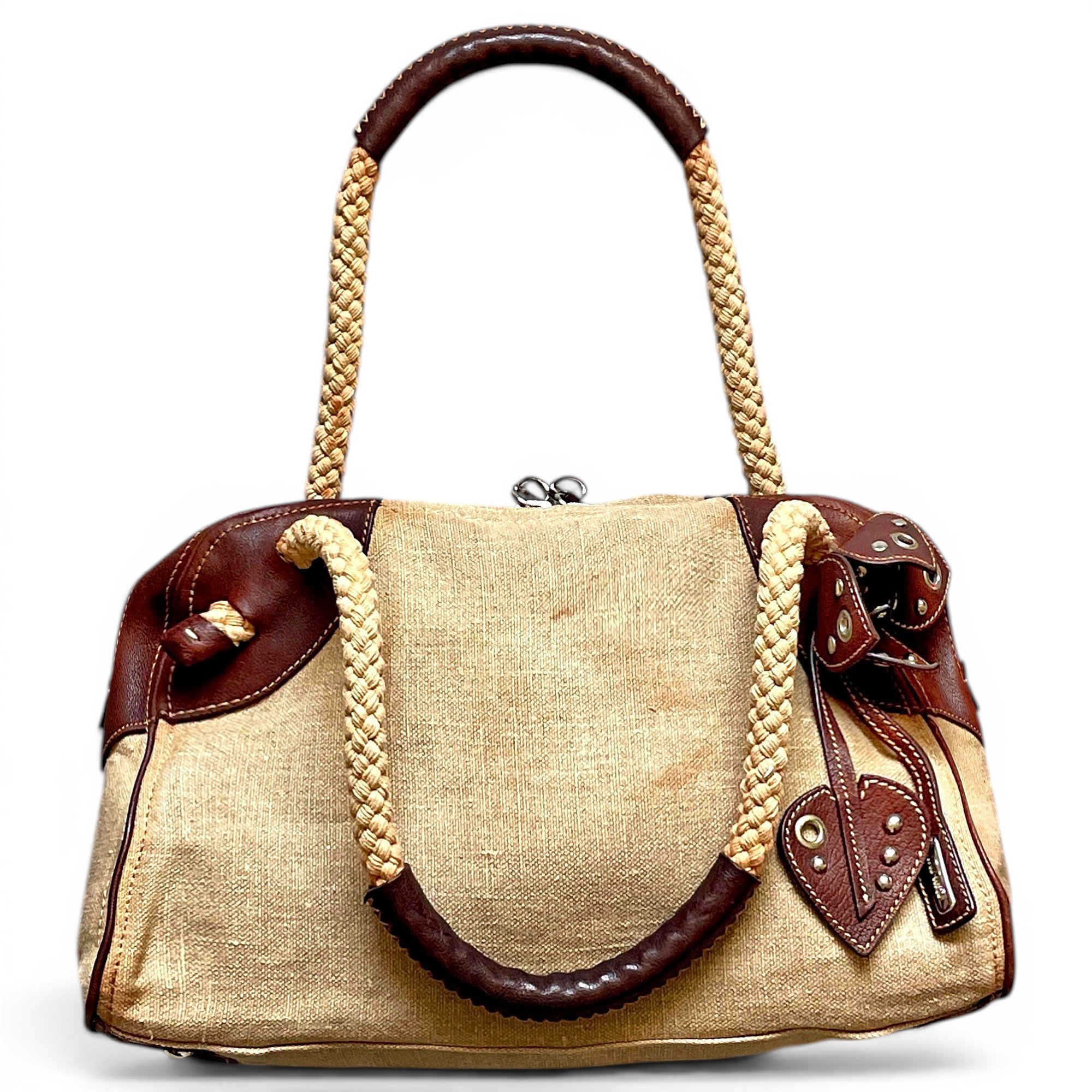 Linen handbag