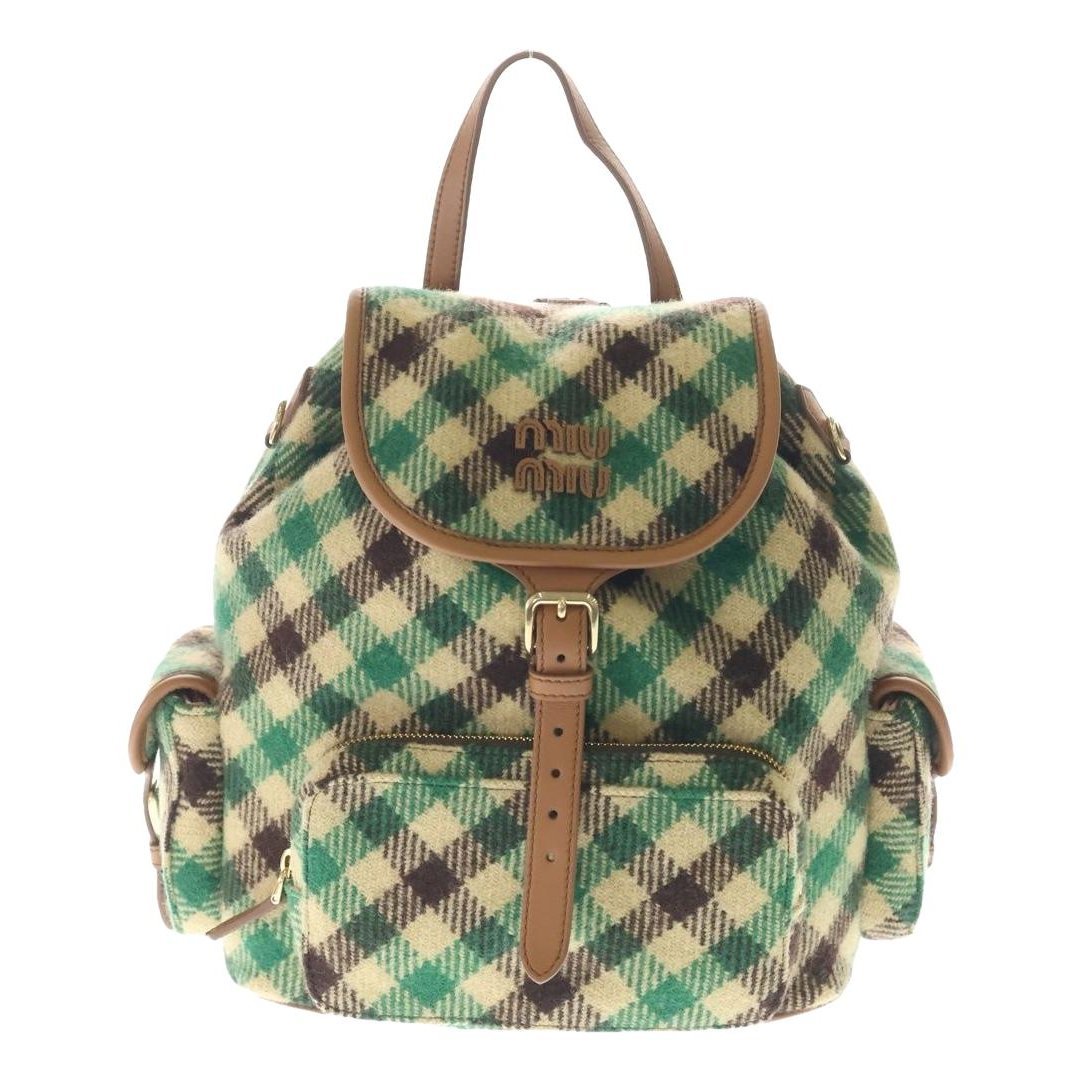 Leather backpack