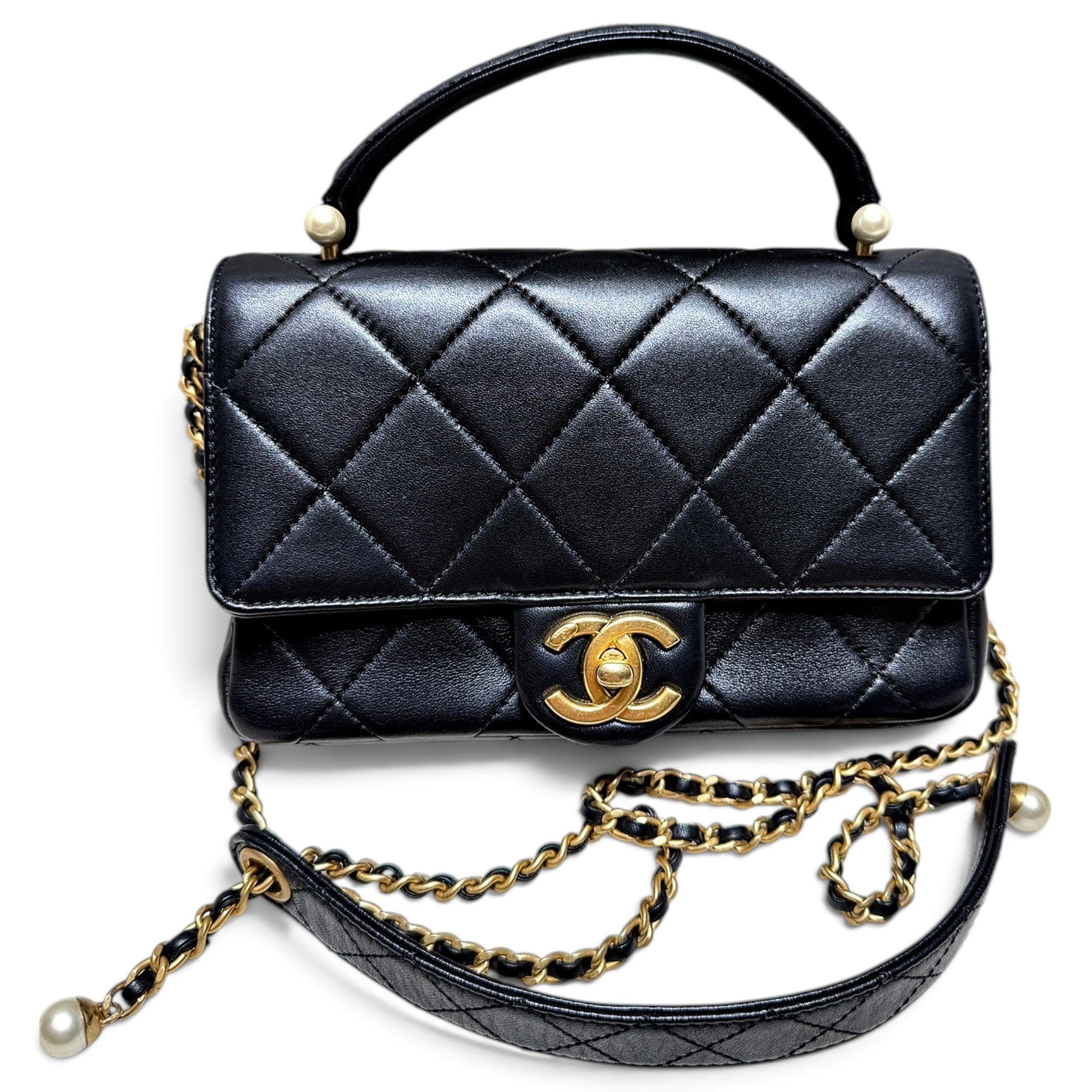 Leather handbag