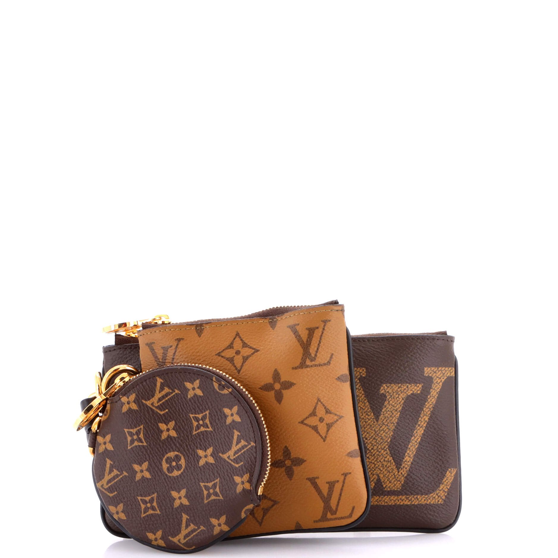 Trio Pouch Set Reverse Monogram Giant