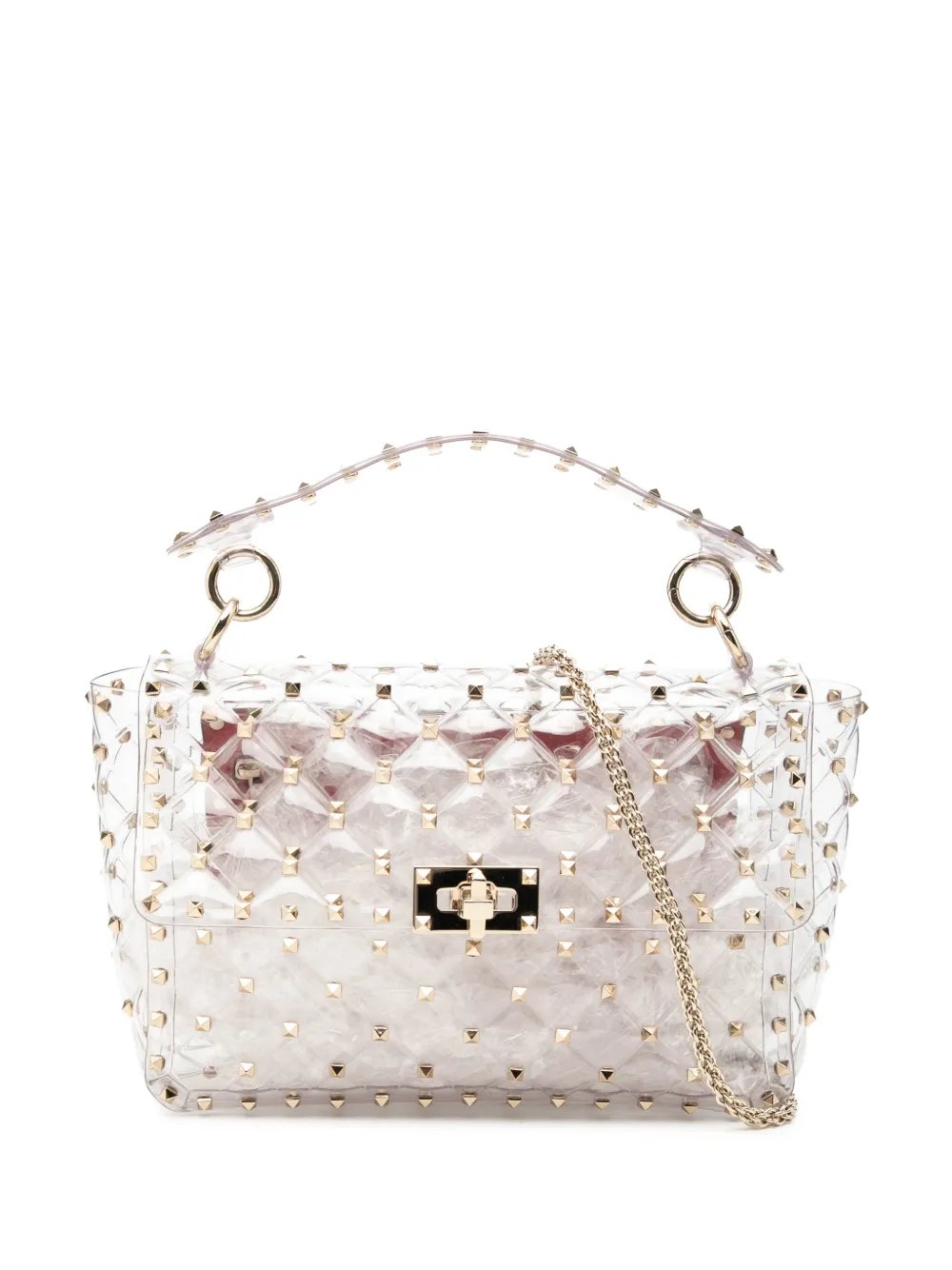 2000-2017 Medium PVC Rockstud Spike satchel