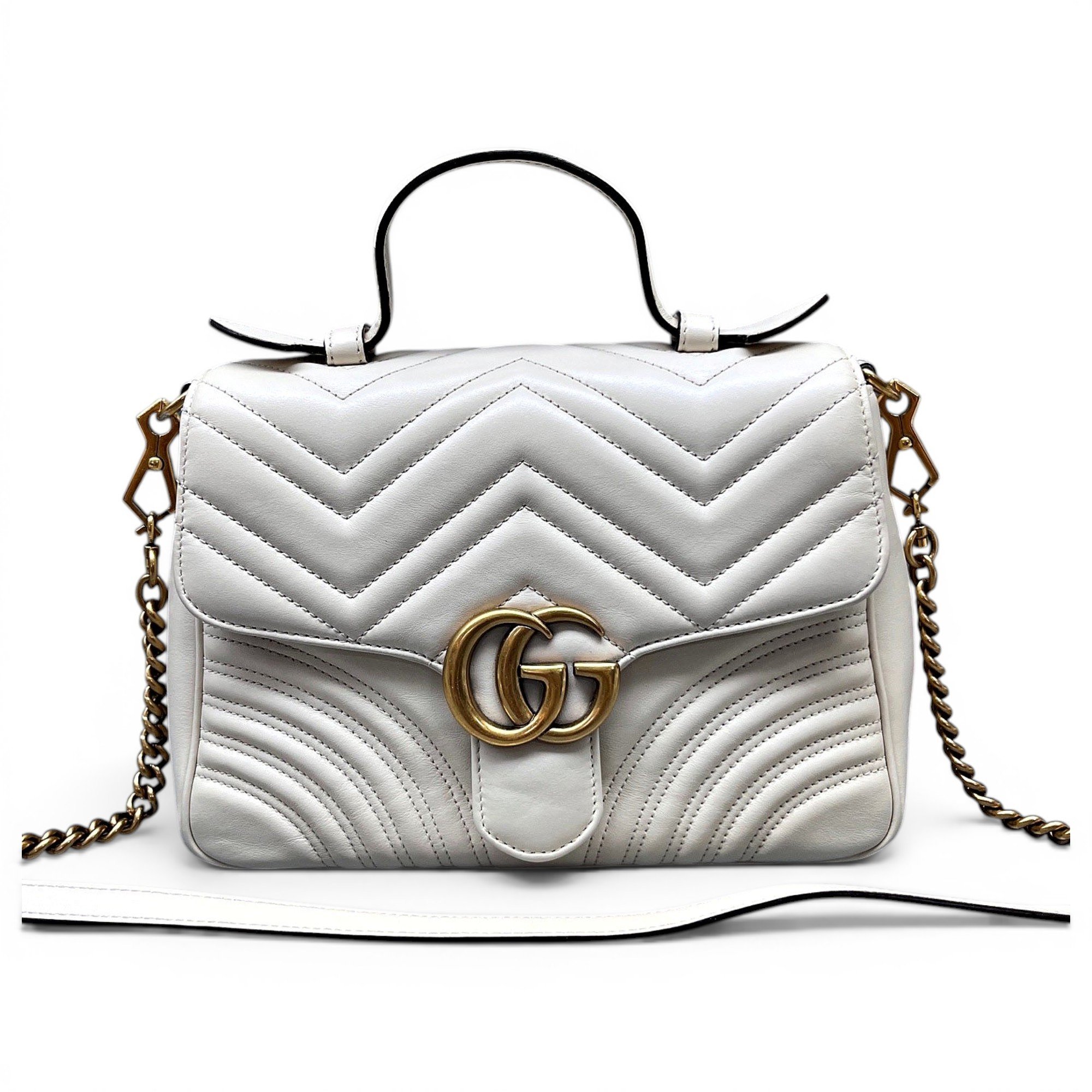 GG Marmont Flap leather handbag