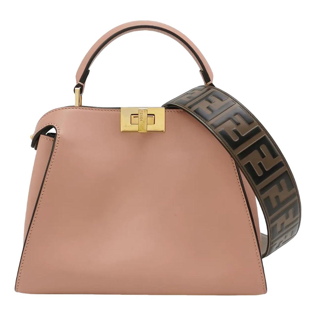 Peekaboo leather crossbody bag